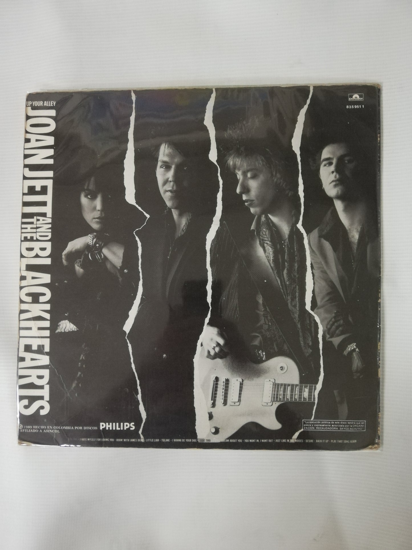 LP JOAN JET AND THE BLACKHEARTS - UP YOUR ALLEY