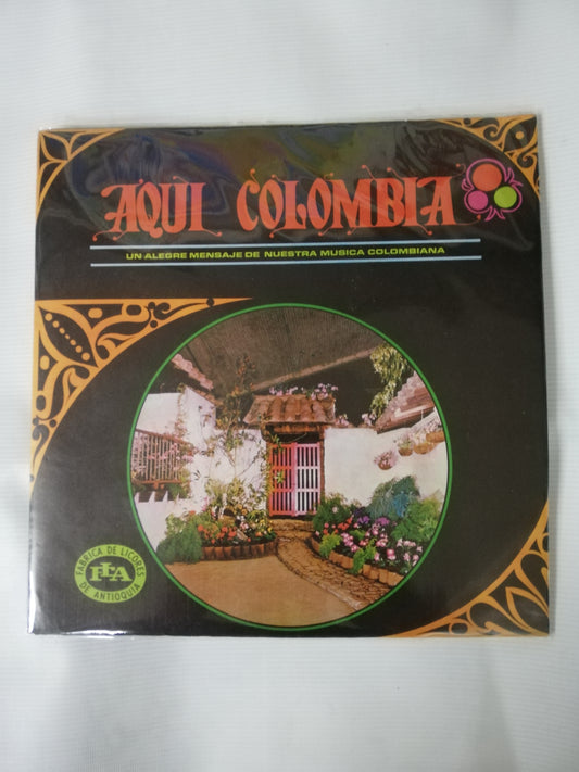 LP AQUÍ COLOMBIA - VARIOS INTÉRPRETES