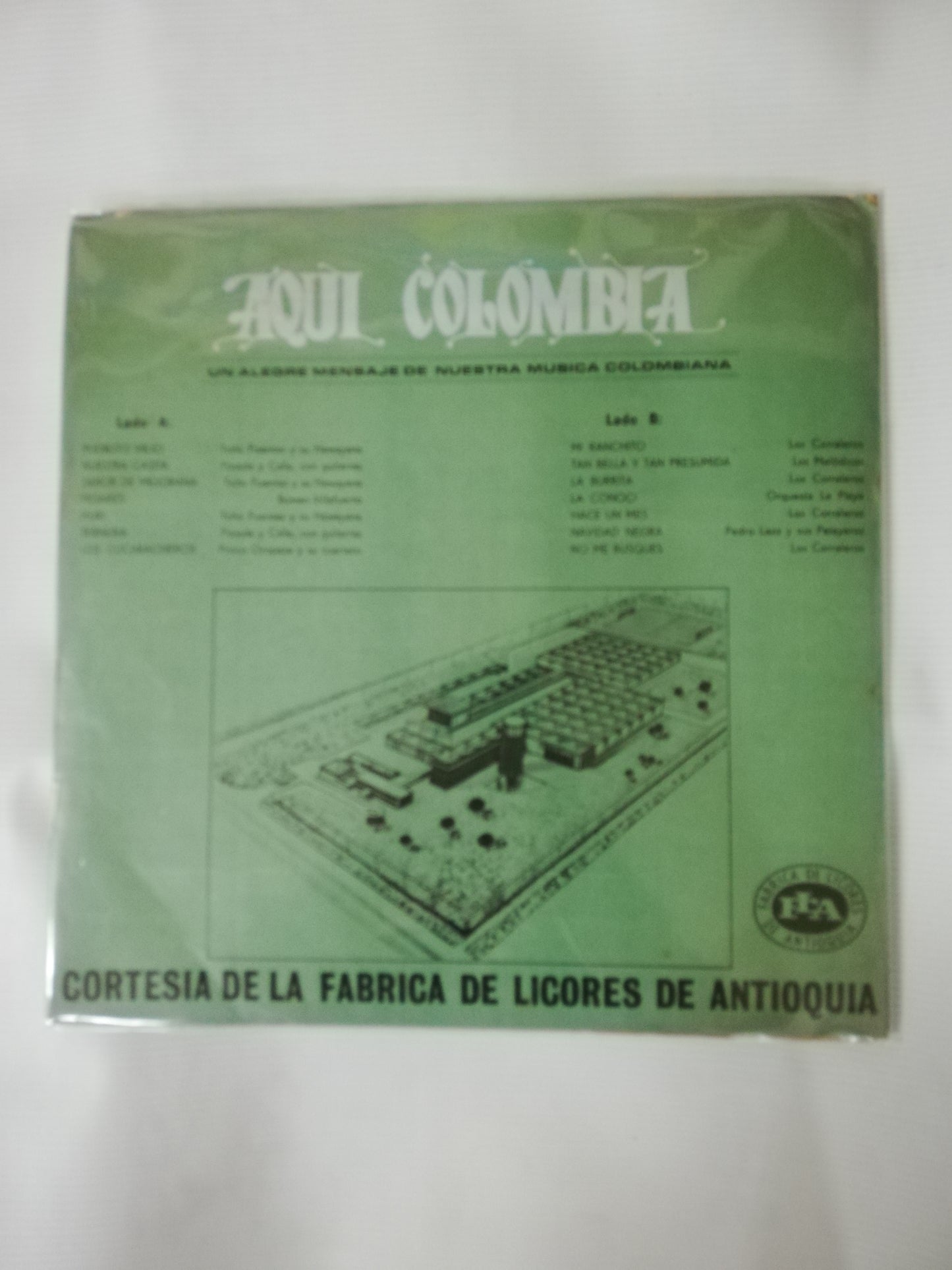 LP AQUÍ COLOMBIA - VARIOS INTÉRPRETES