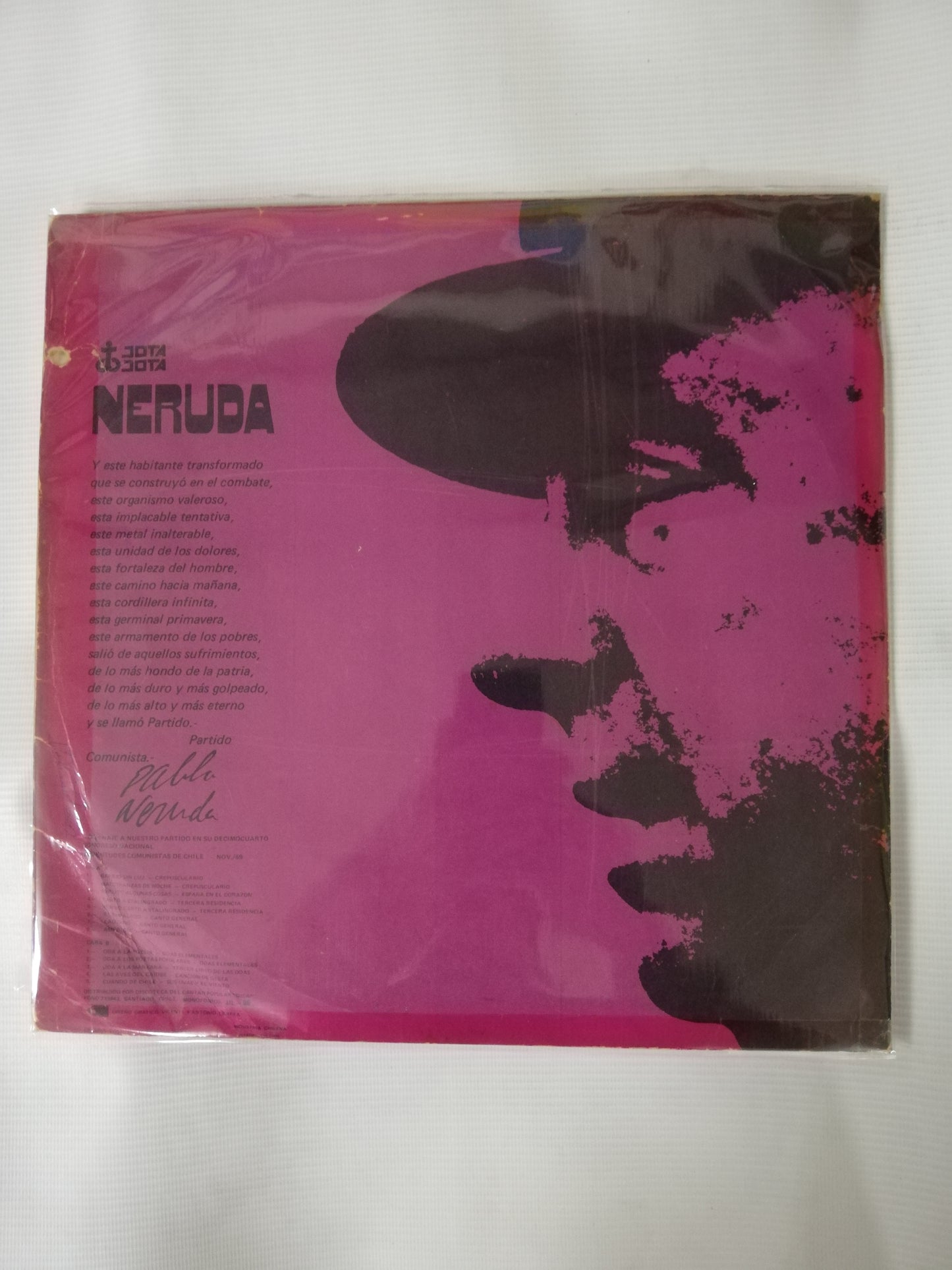 LP PABLO NERUDA - NERUDA