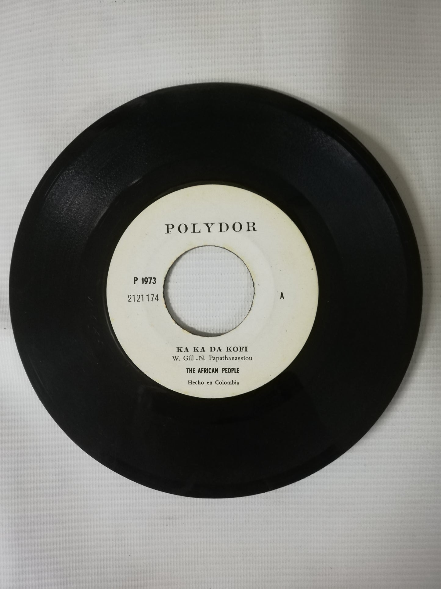 VINILO THE AFRICAN PEOPLE - KA KA DA KOFI / NO SIEMPRE TIENES LA RAZON