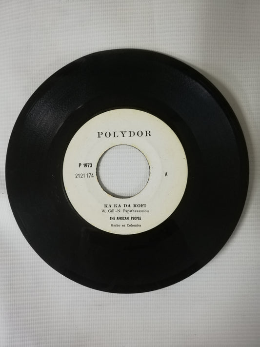 VINILO THE AFRICAN PEOPLE - KA KA DA KOFI / NO SIEMPRE TIENES LA RAZON