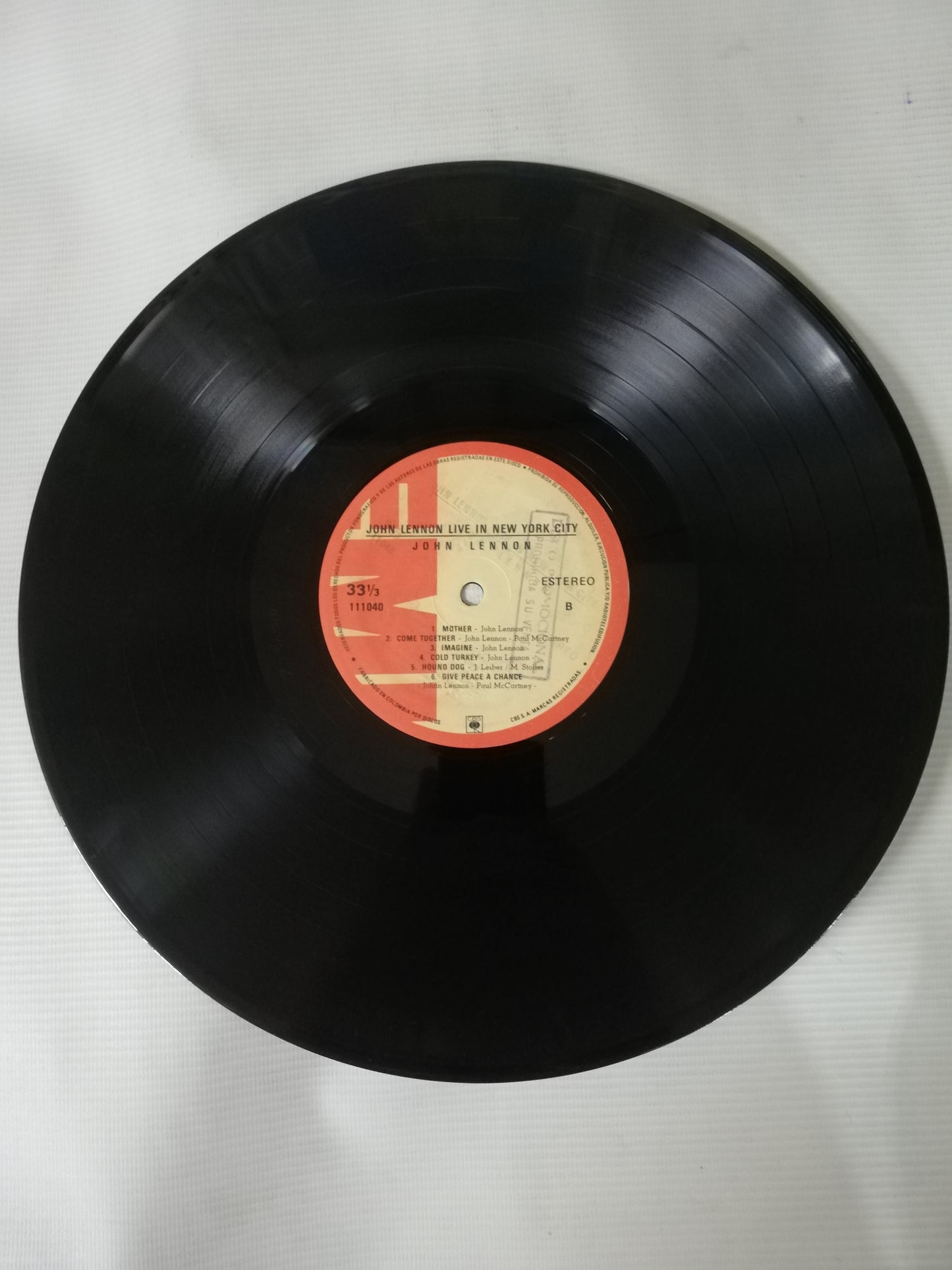 LP JOHN LENNON - LIVE IN NEW YORK CITY