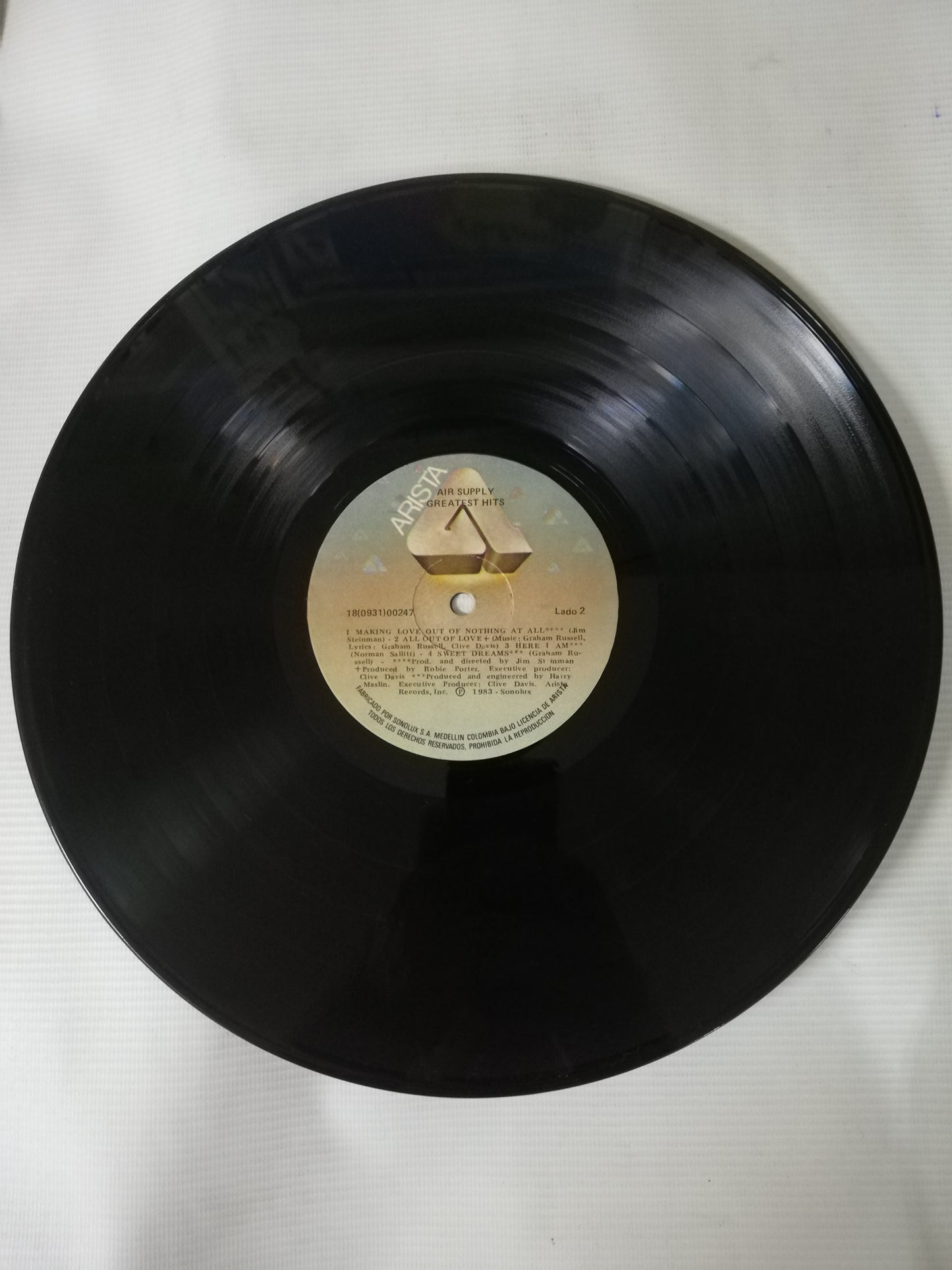 LP AIR SUPPLY - GREATEST HITS