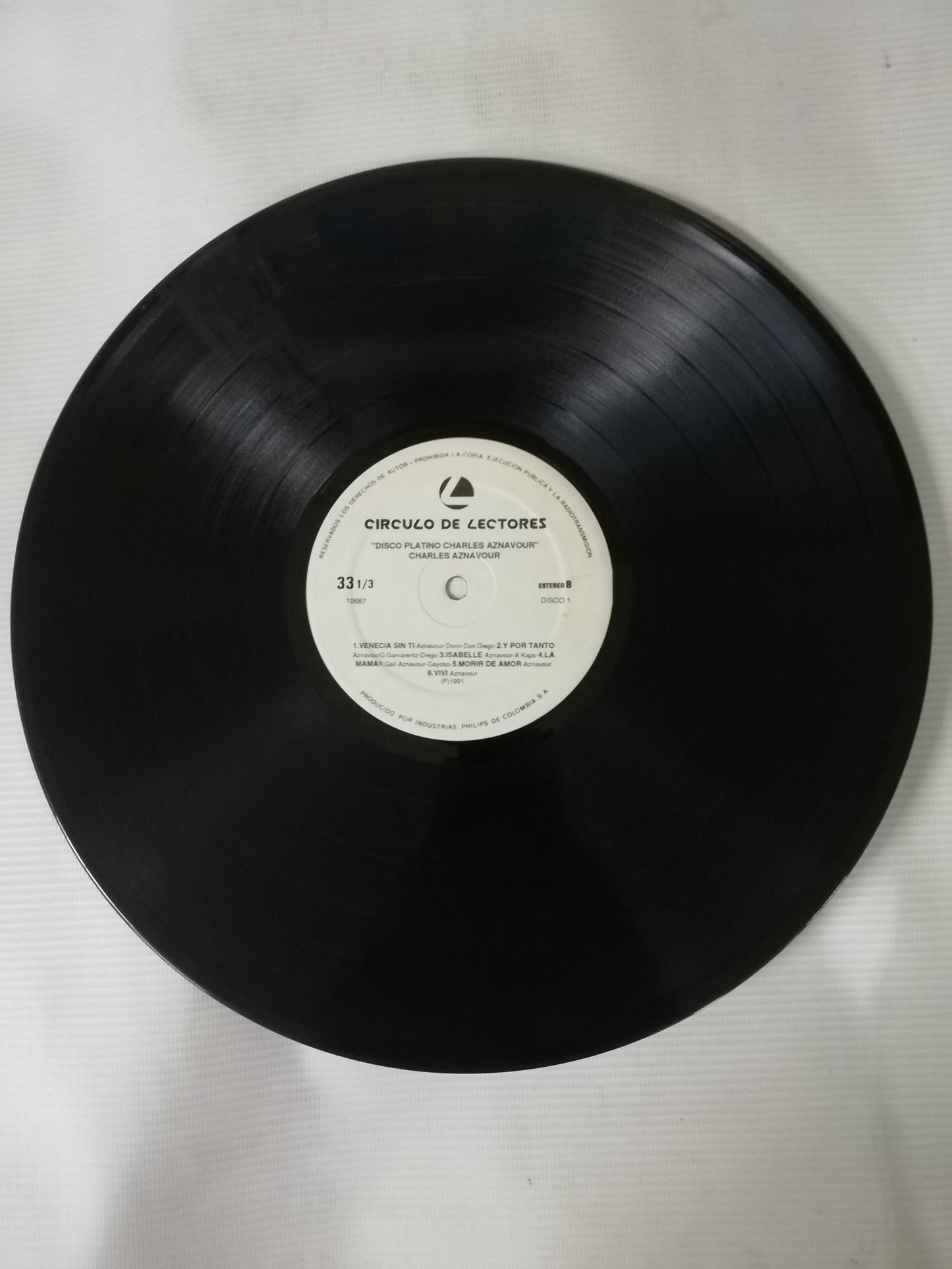 LP CHARLES AZNAVOUR - COLECCIÓN DE PLATINO - VINYL X 2