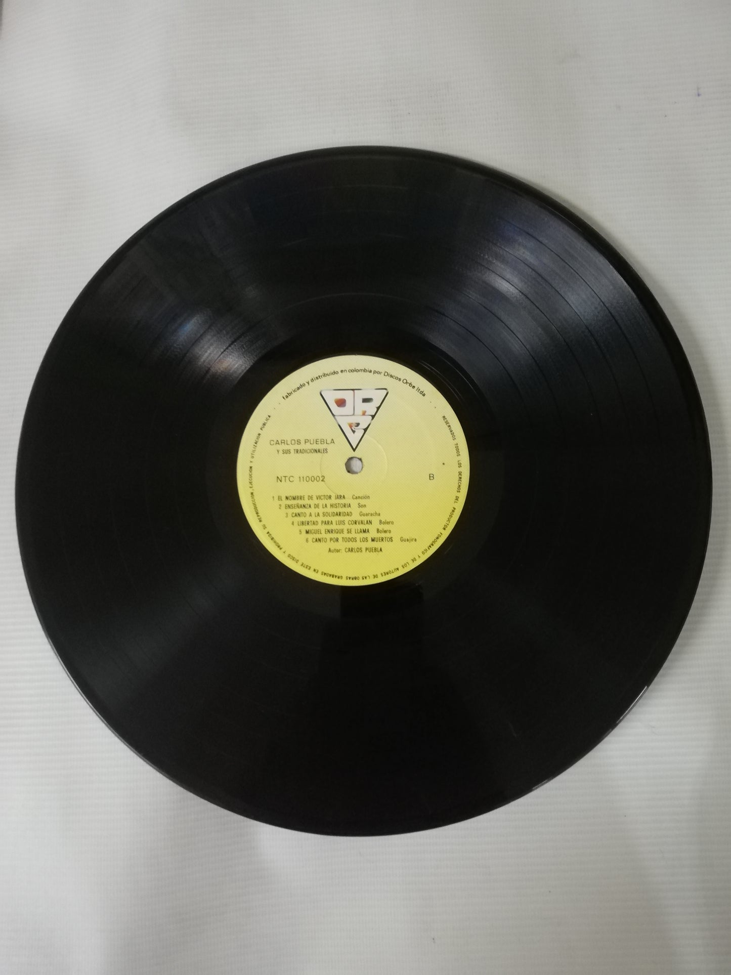 LP CARLOS PUEBLA - CARLOS PUEBLA Y SUS TRADICIONALES VOL. 2