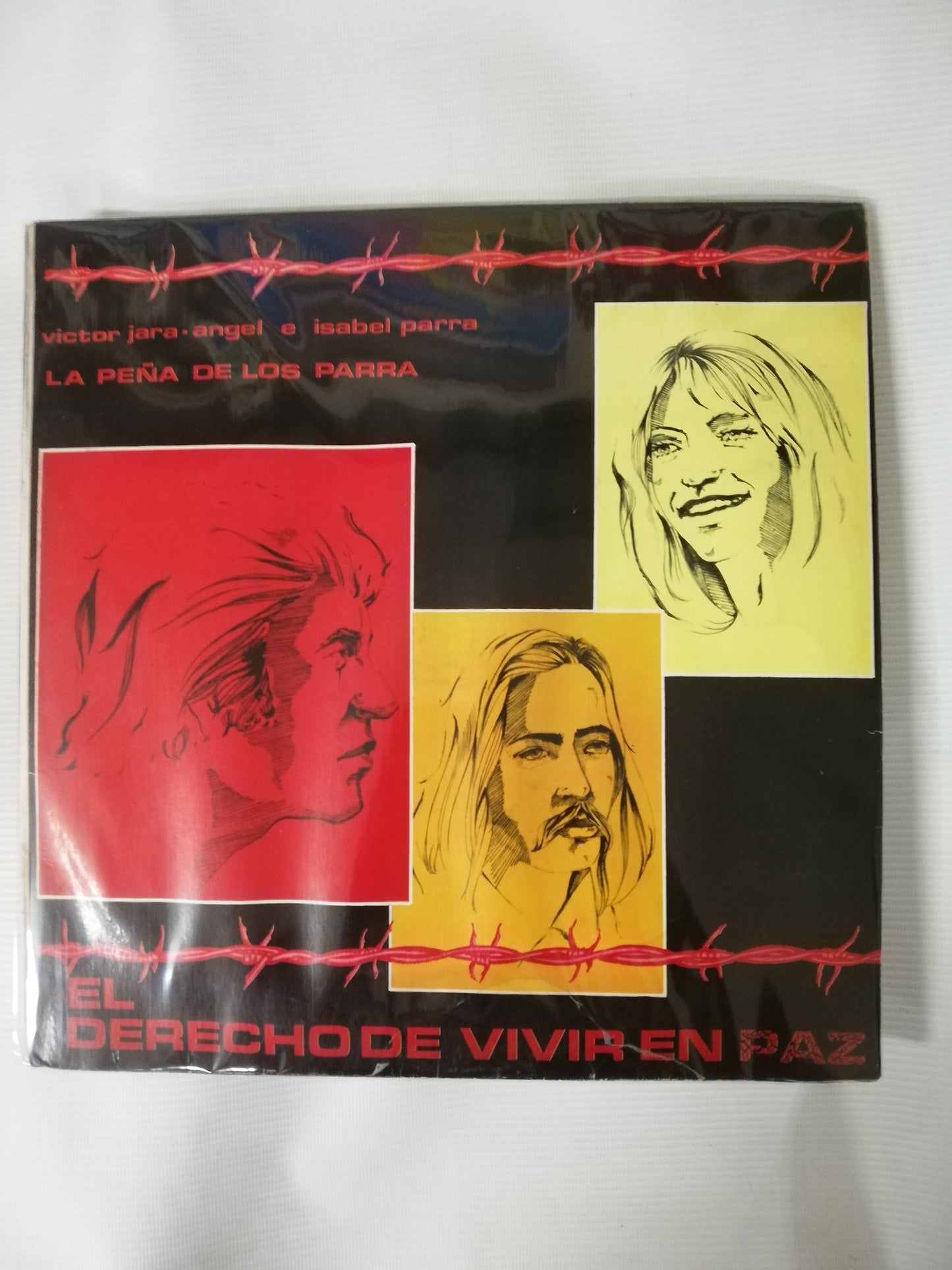 LP VICTOR JARA / ANGEL E ISABEL PARRA - EL DERECHO A VIVIR EN PAZ