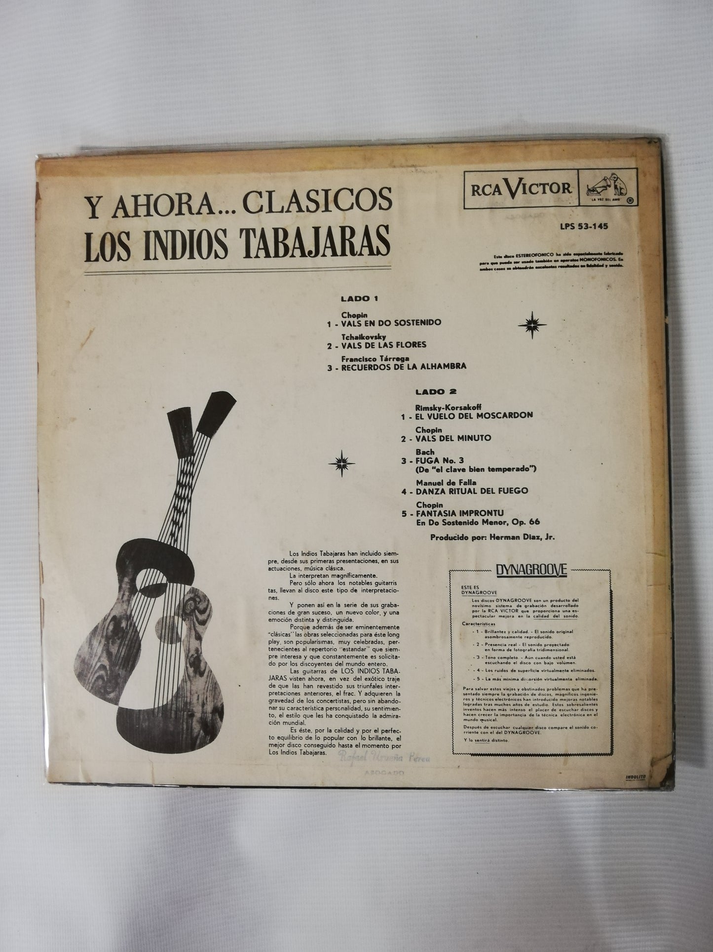 LP LOS INDIOS TABAJARAS - Y AHORA...CLÁSICOS