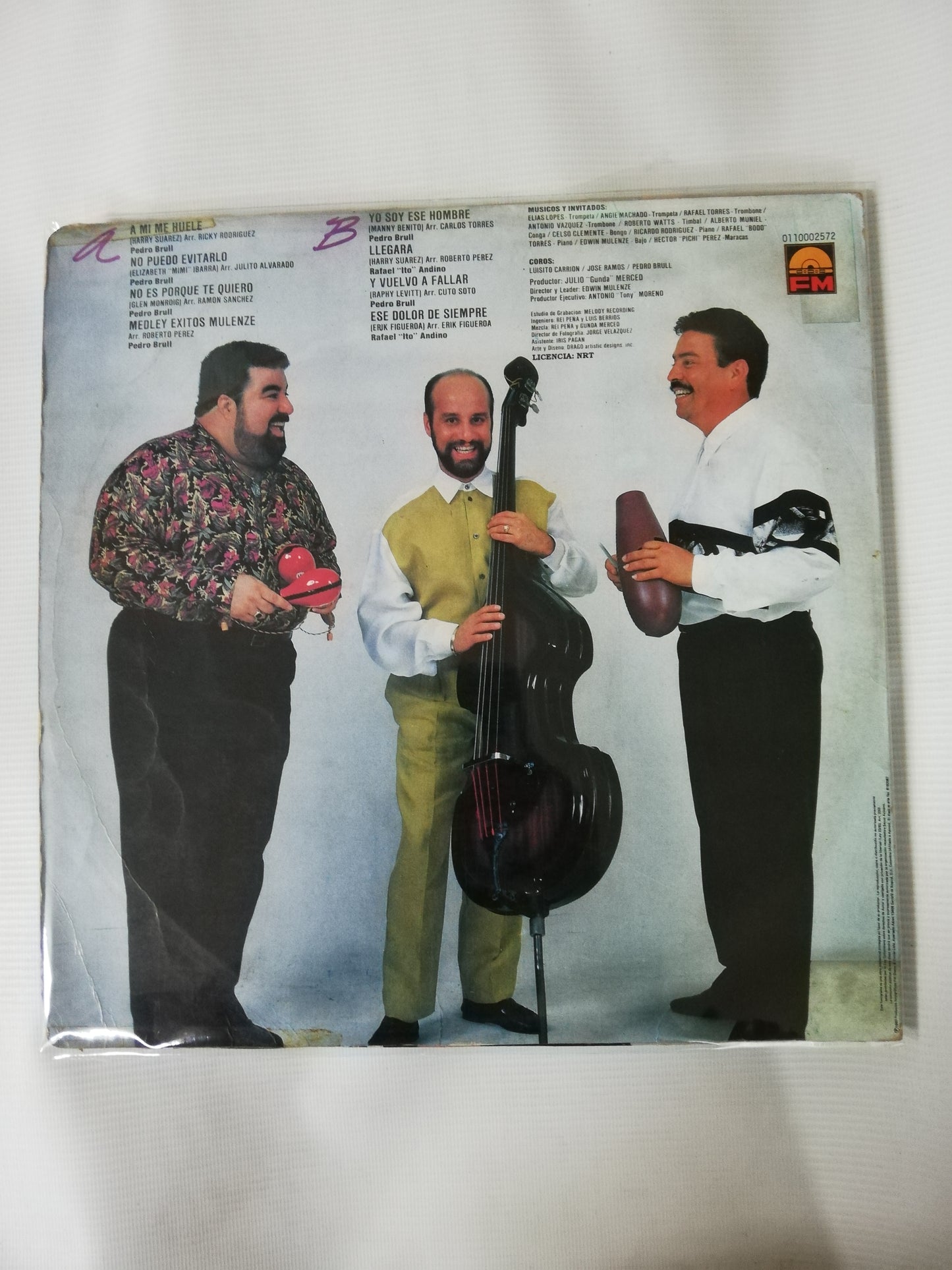 LP ORQUESTA MULENZE - DE REGRESO..!
