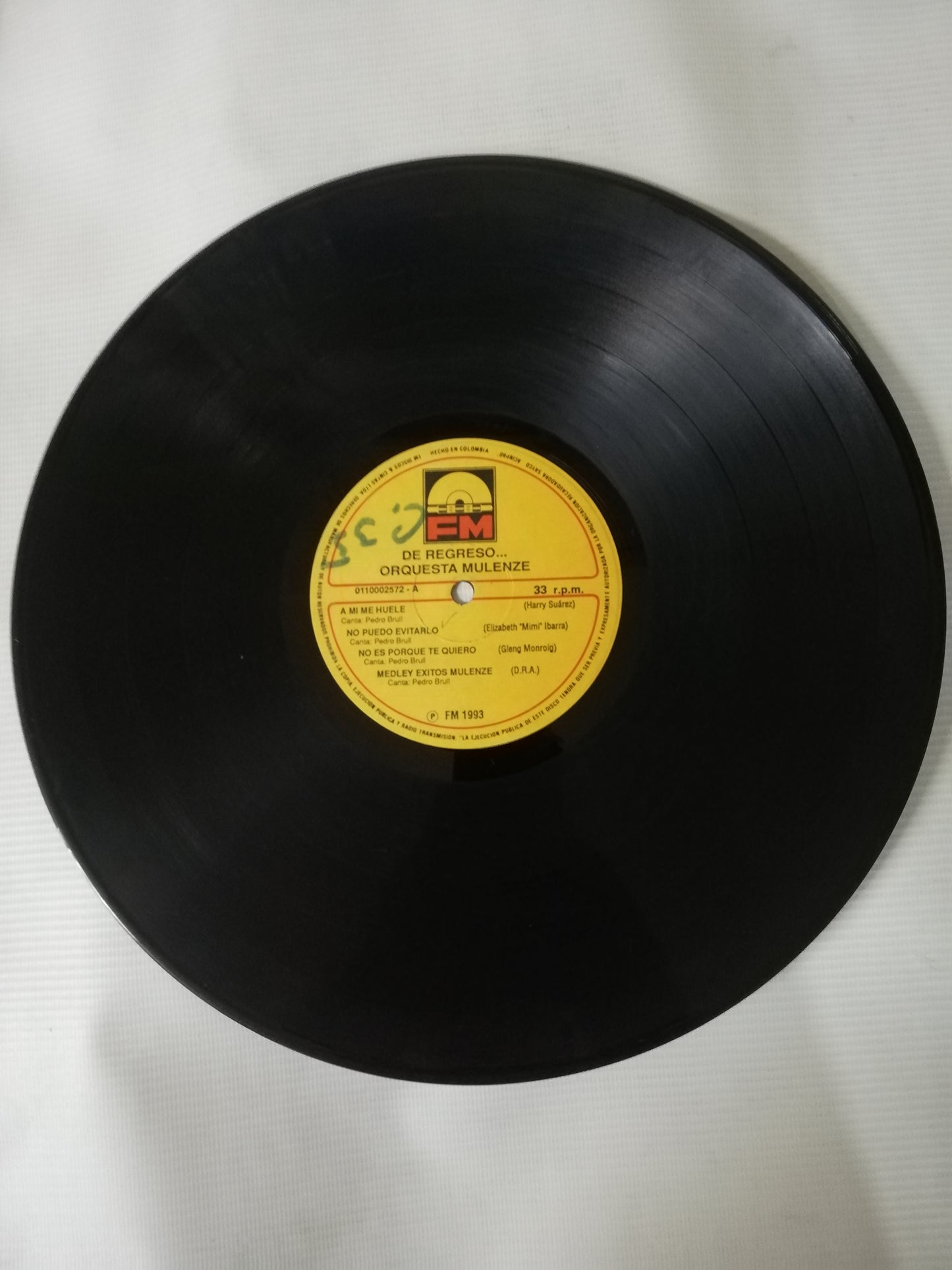 LP ORQUESTA MULENZE - DE REGRESO..!