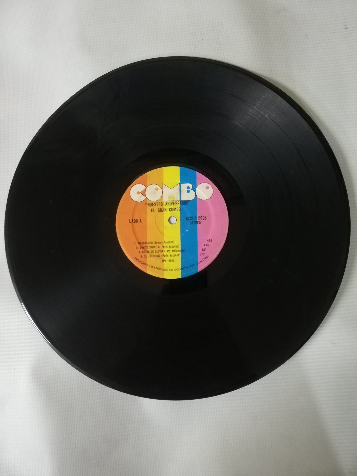 LP EL GRAN COMBO DE PUERTO RICO - NUESTRO ANIVERSARIO