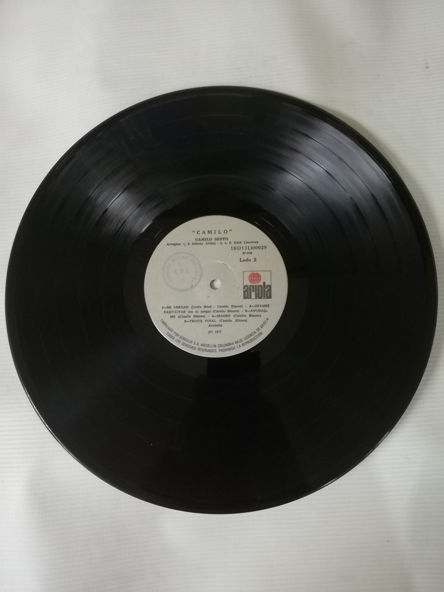 LP CAMILO SESTO - CAMILO