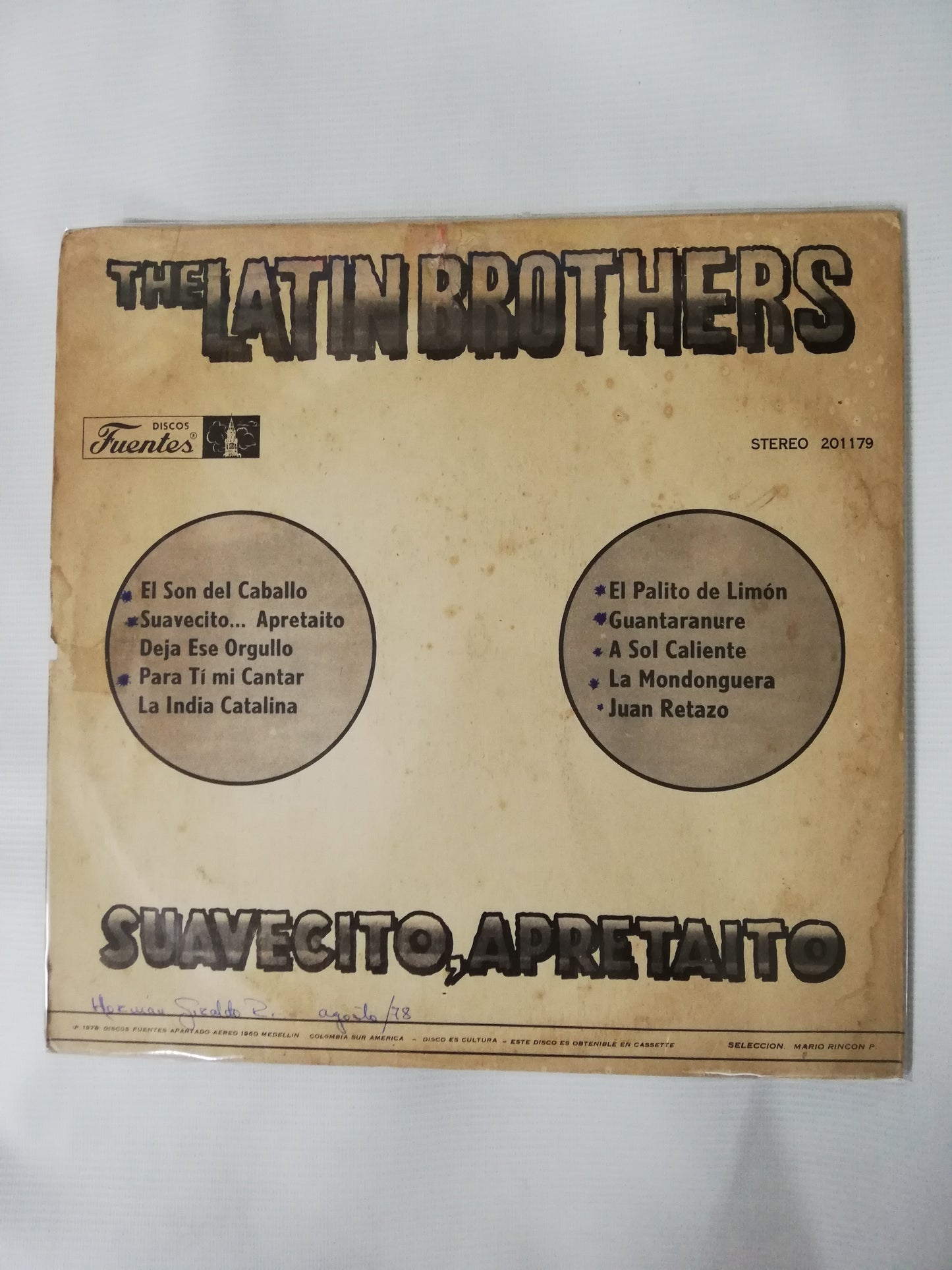 LP THE LATIN BROTHERS - SUAVECITO, APRETAITO