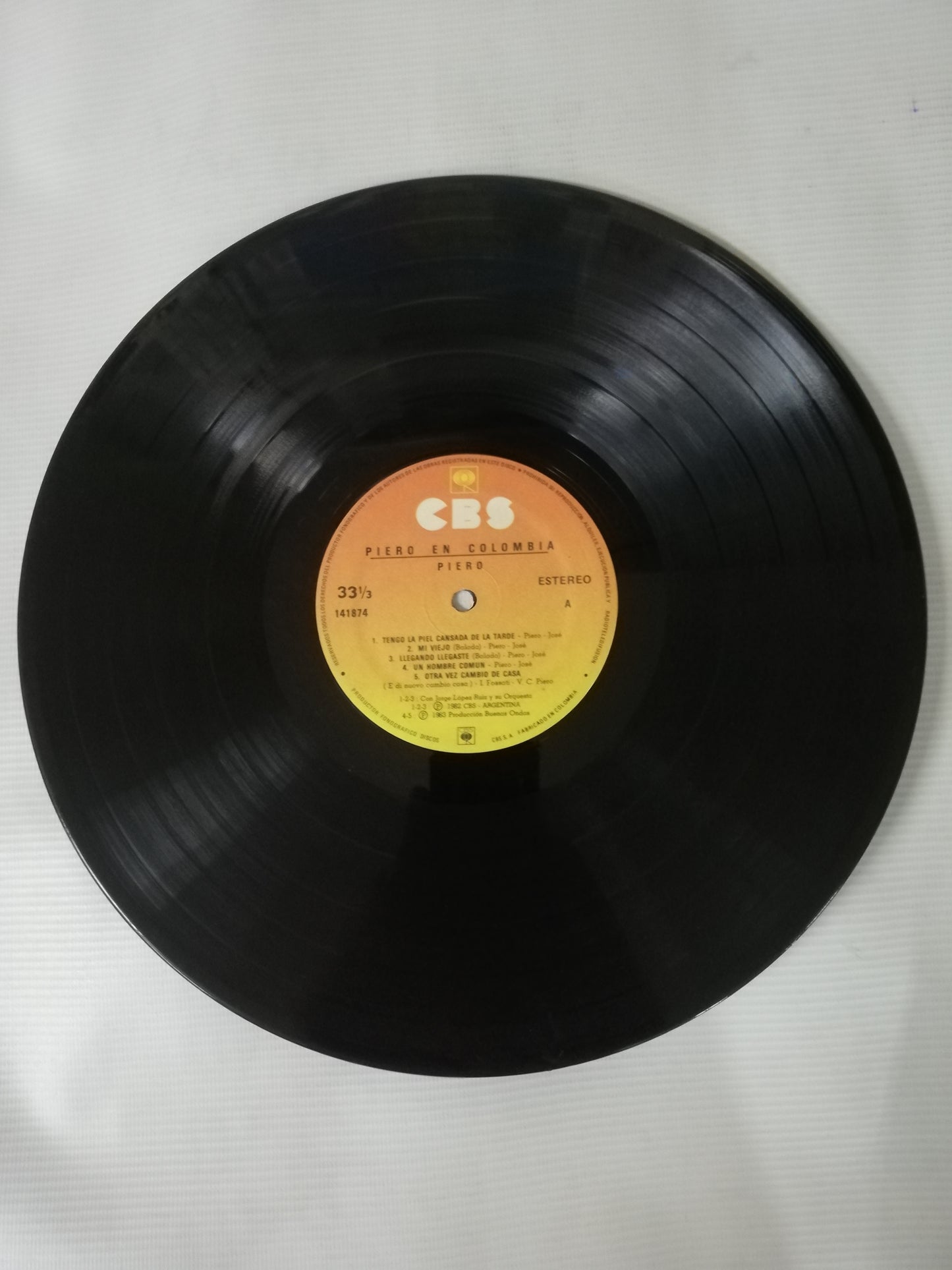 LP PIERO - PIERO EN COLOMBIA