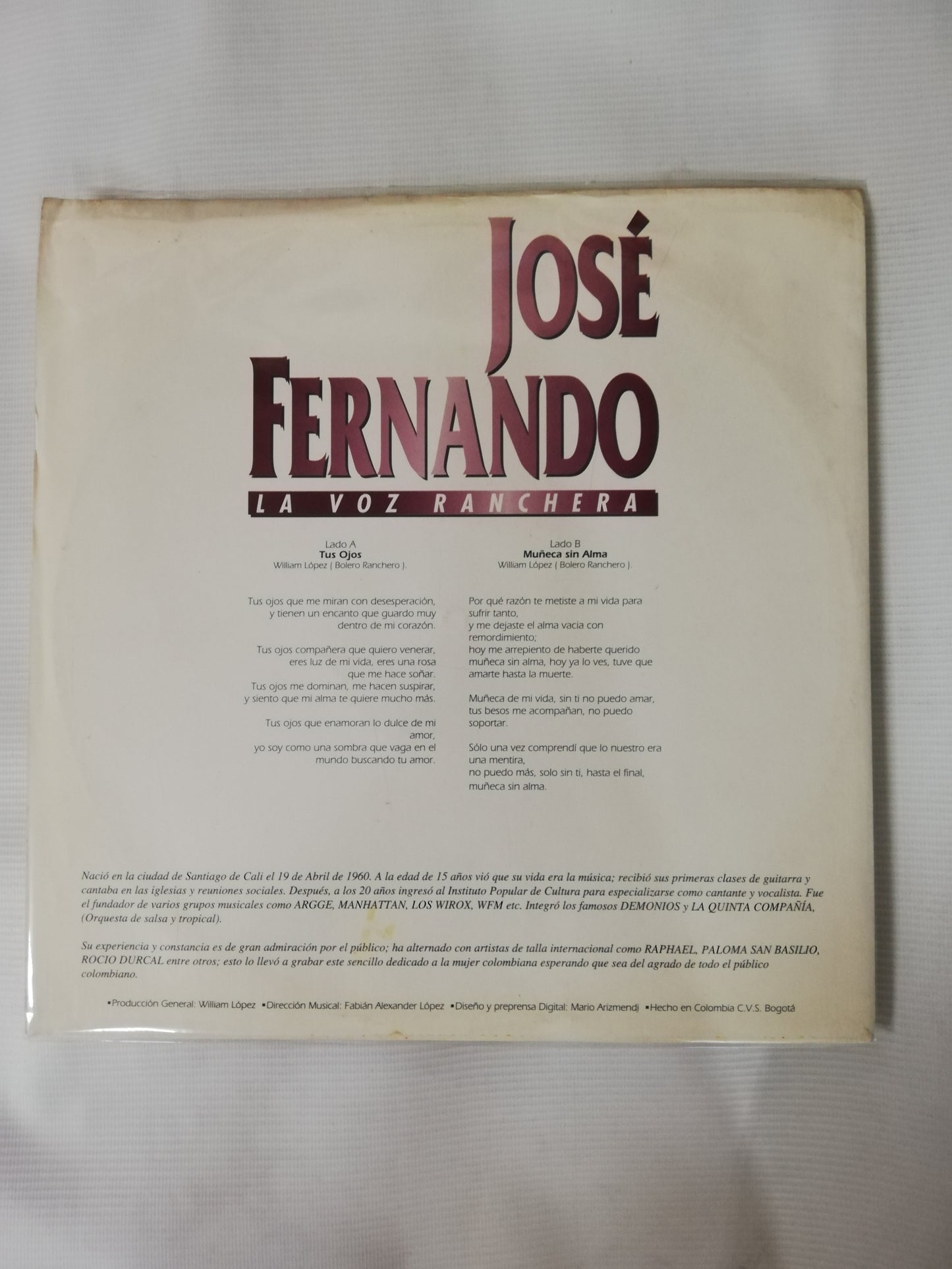 LP JOSÉ FERNANDEZ - LA VOZ RANCHERA