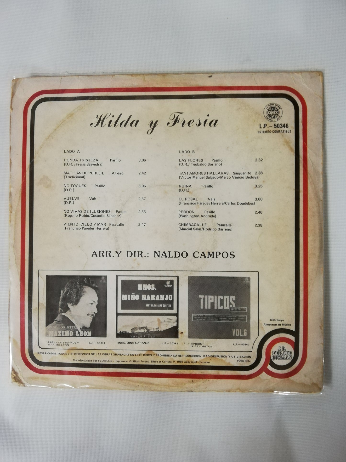 LP HILDA MURILLO Y FRESIA SAAVEDRA - HILDA Y FRESIA