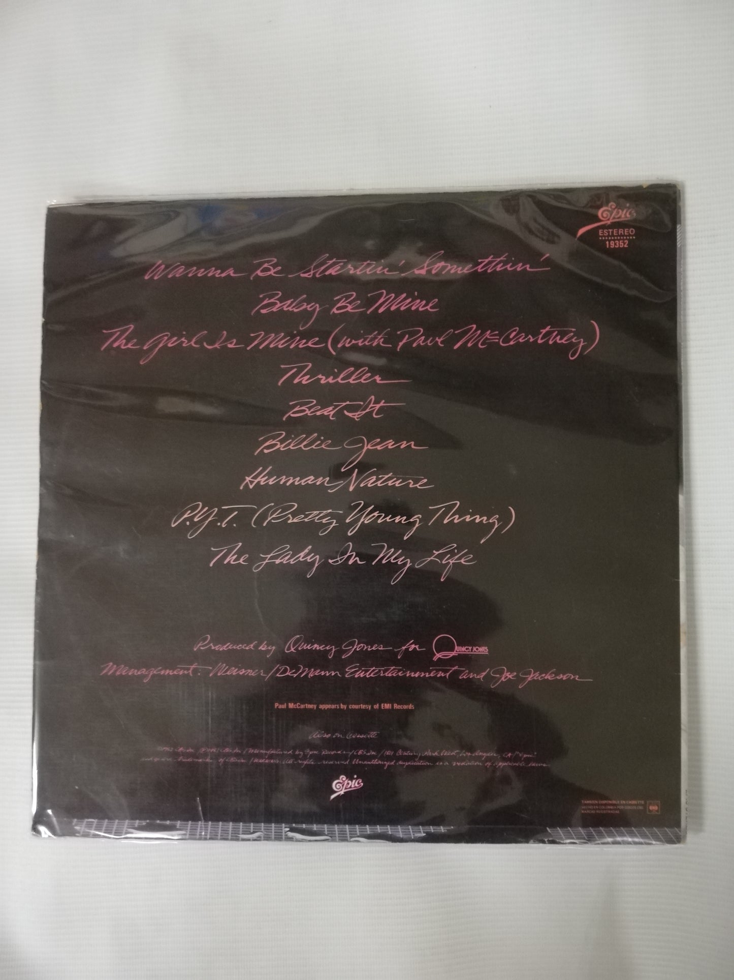 LP MICHAEL JACKSON - THRILLER