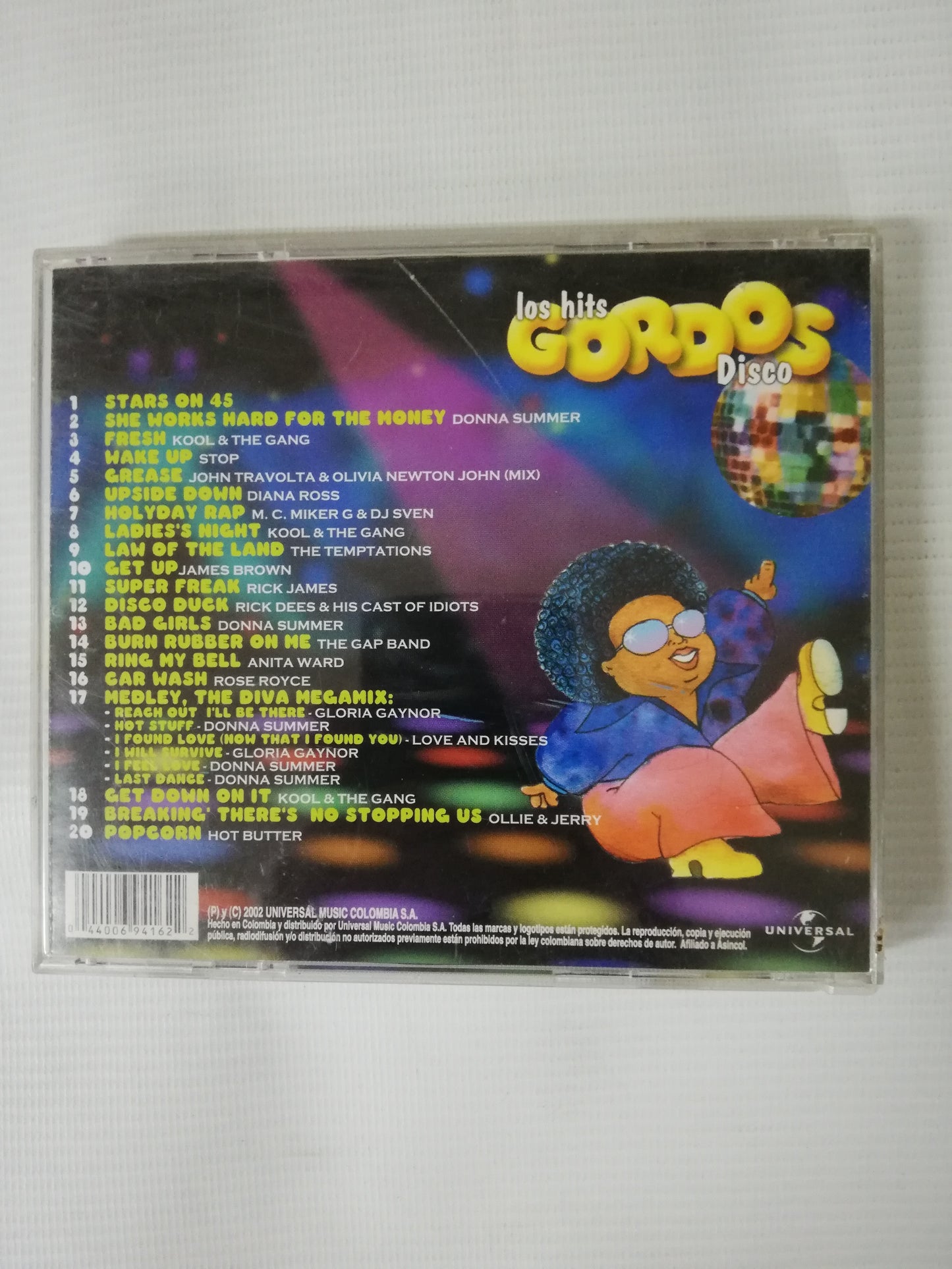 CD LOS HITS GORDOS DISCO - DISCO COMPILATION