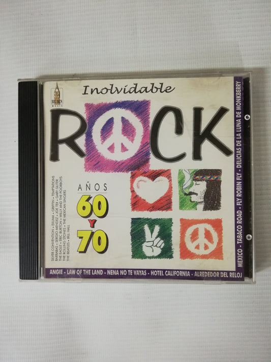 CD INOLVIDABLE ROCK AÑOS 60 Y 70 - ROCK COMPILATION