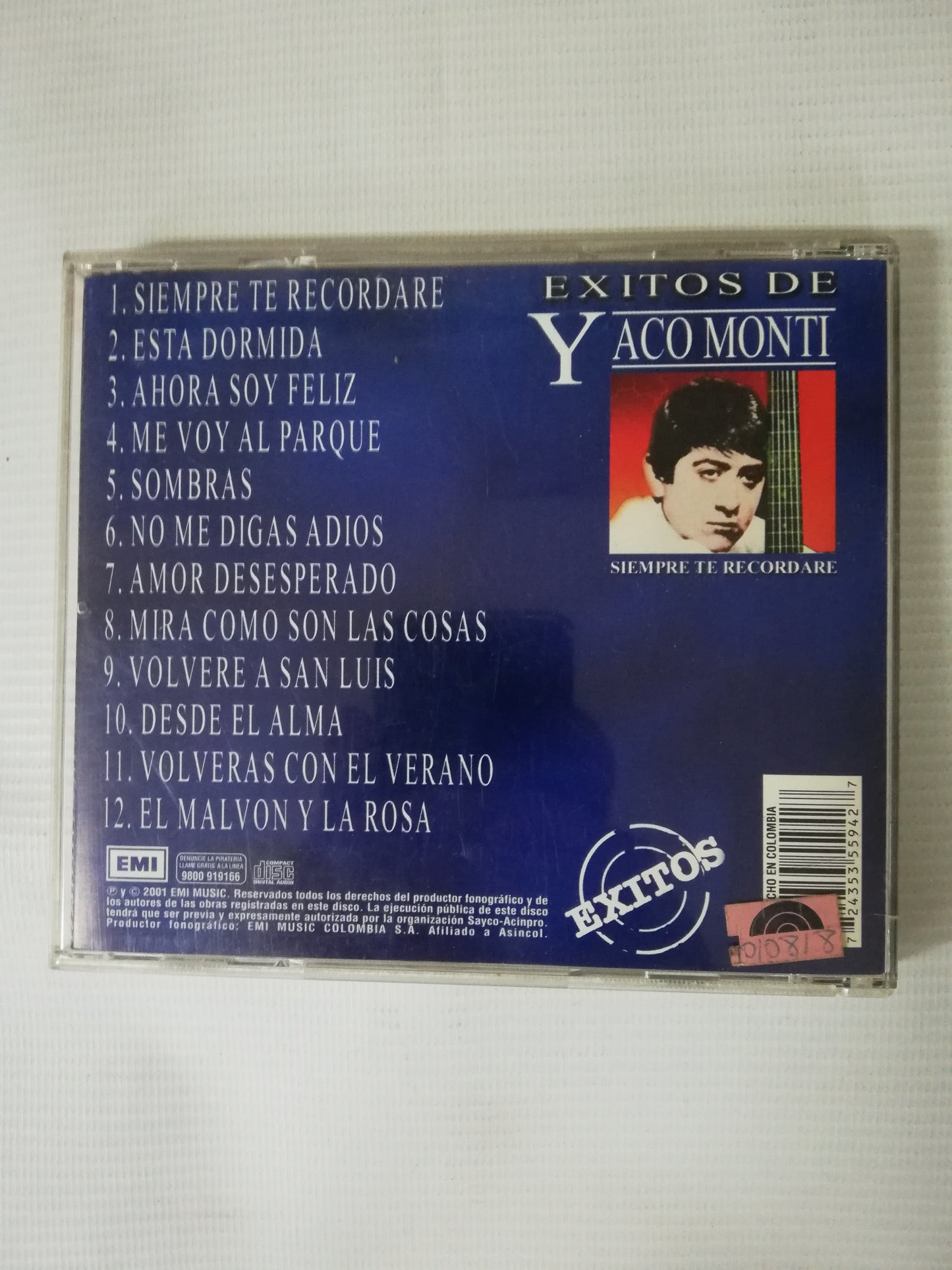 CD YACO MONTI - EXITOS DE YACO MONTI