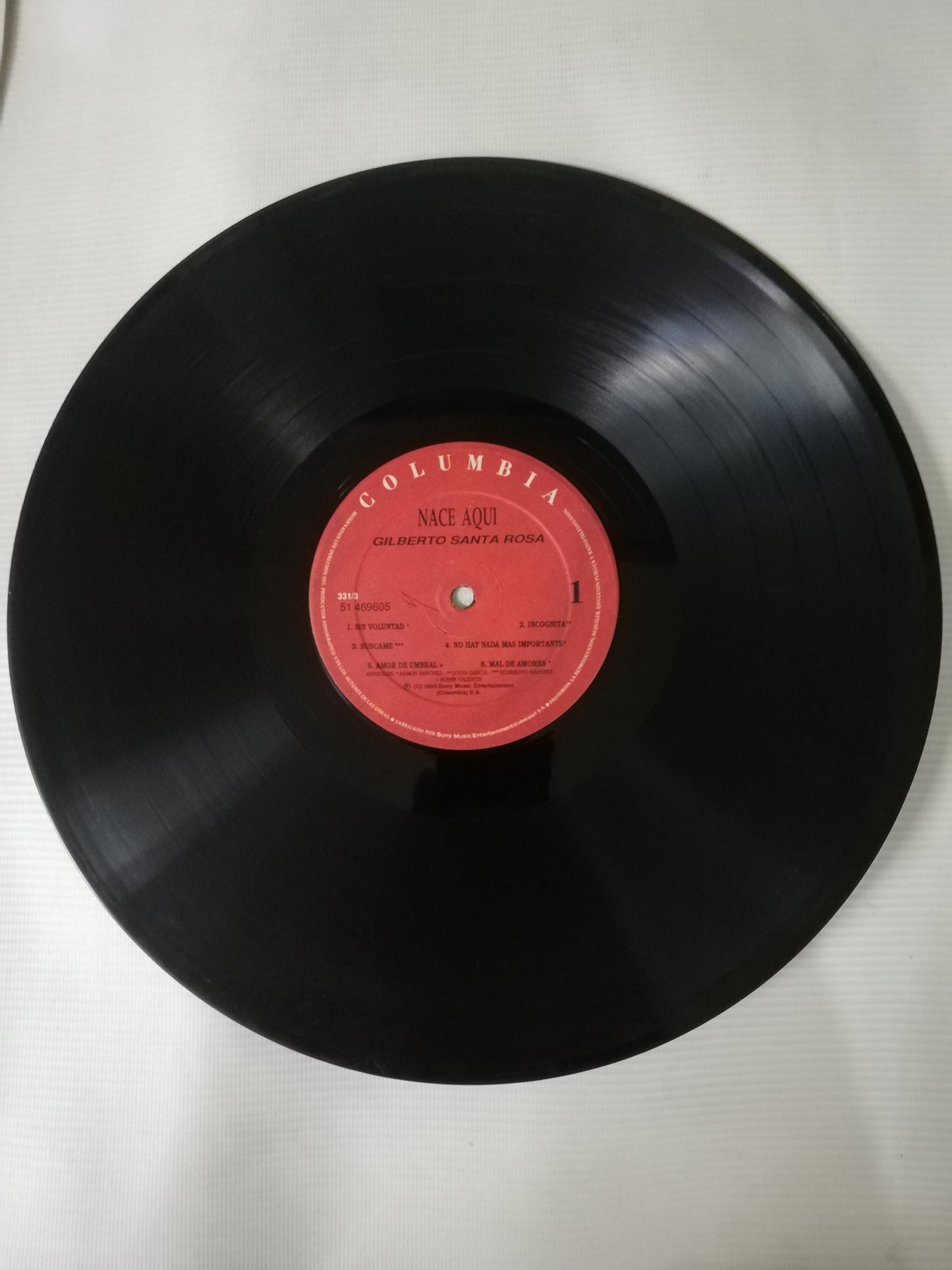 LP GILBERTO SANTA ROSA - NACE AQUI