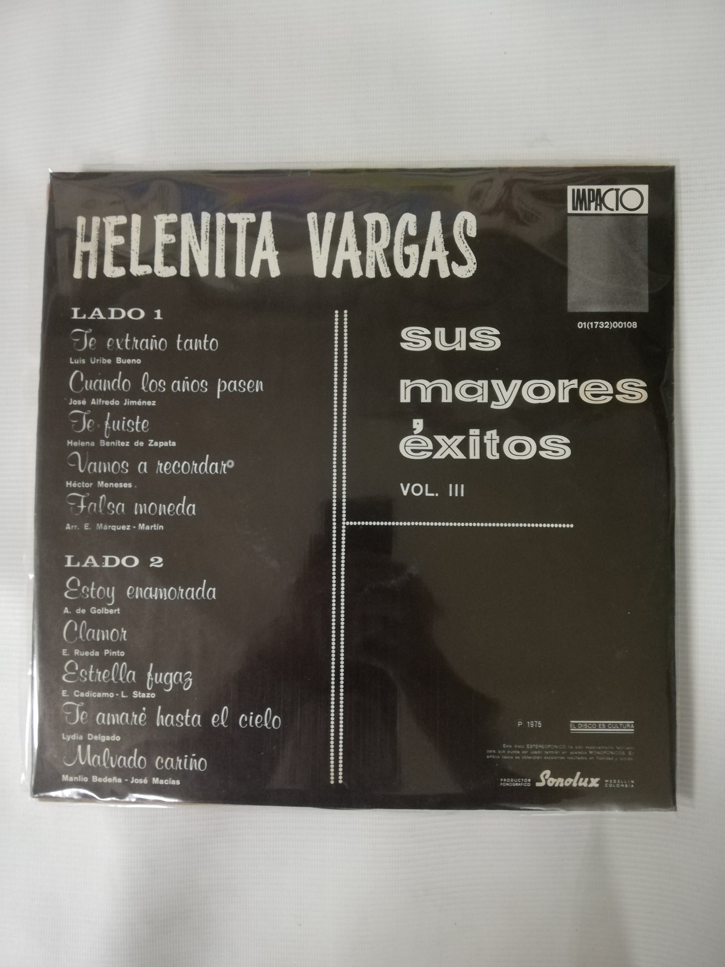 LP HELENITA VARGAS - SUS MAYORES EXITOS VOL. 3