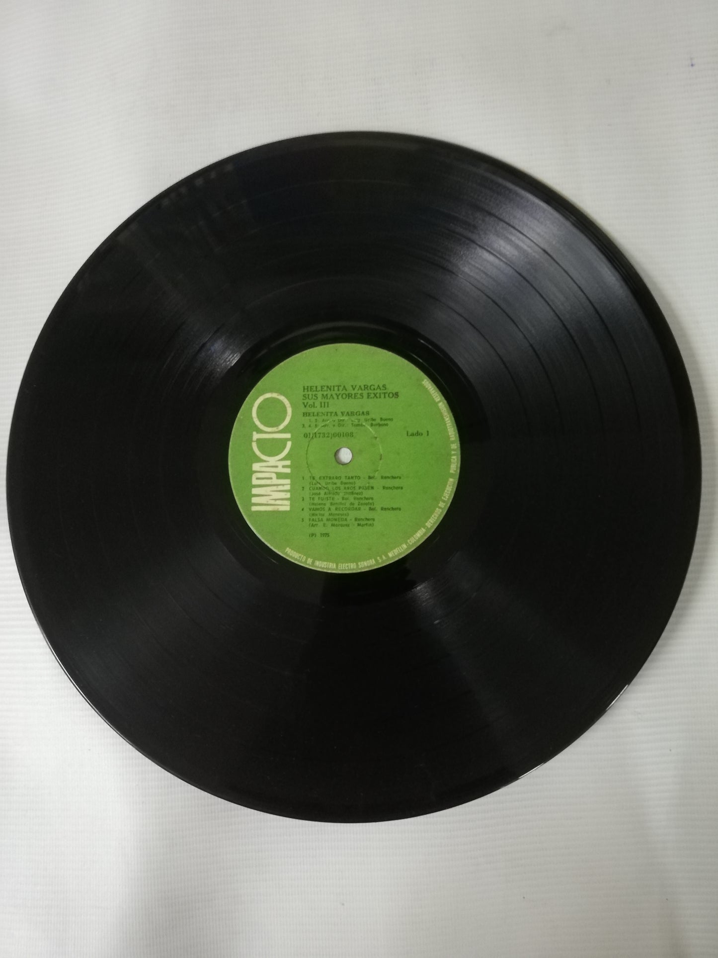 LP HELENITA VARGAS - SUS MAYORES EXITOS VOL. 3