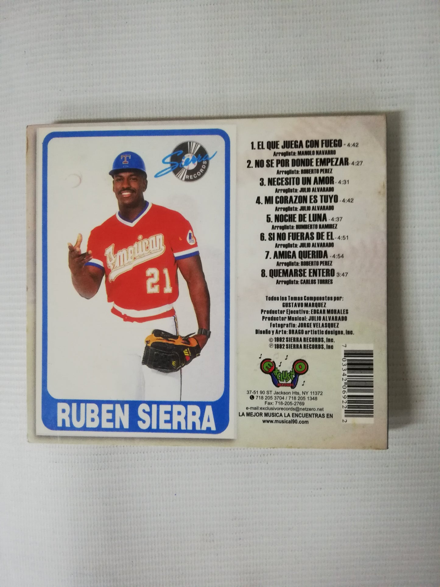 CD RUBEN SIERRA - UN VERDADERO HIT!