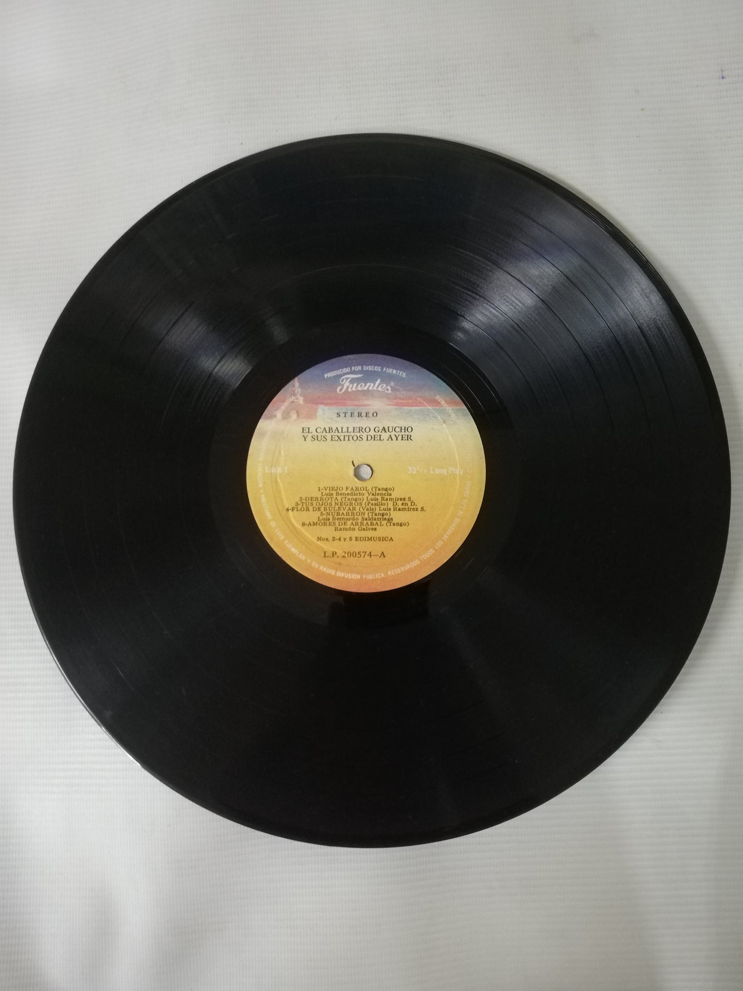 LP EL CABALLERO GAUCHO - EL CABALLERO GAUCHO Y SUS EXITOS DEL AYER