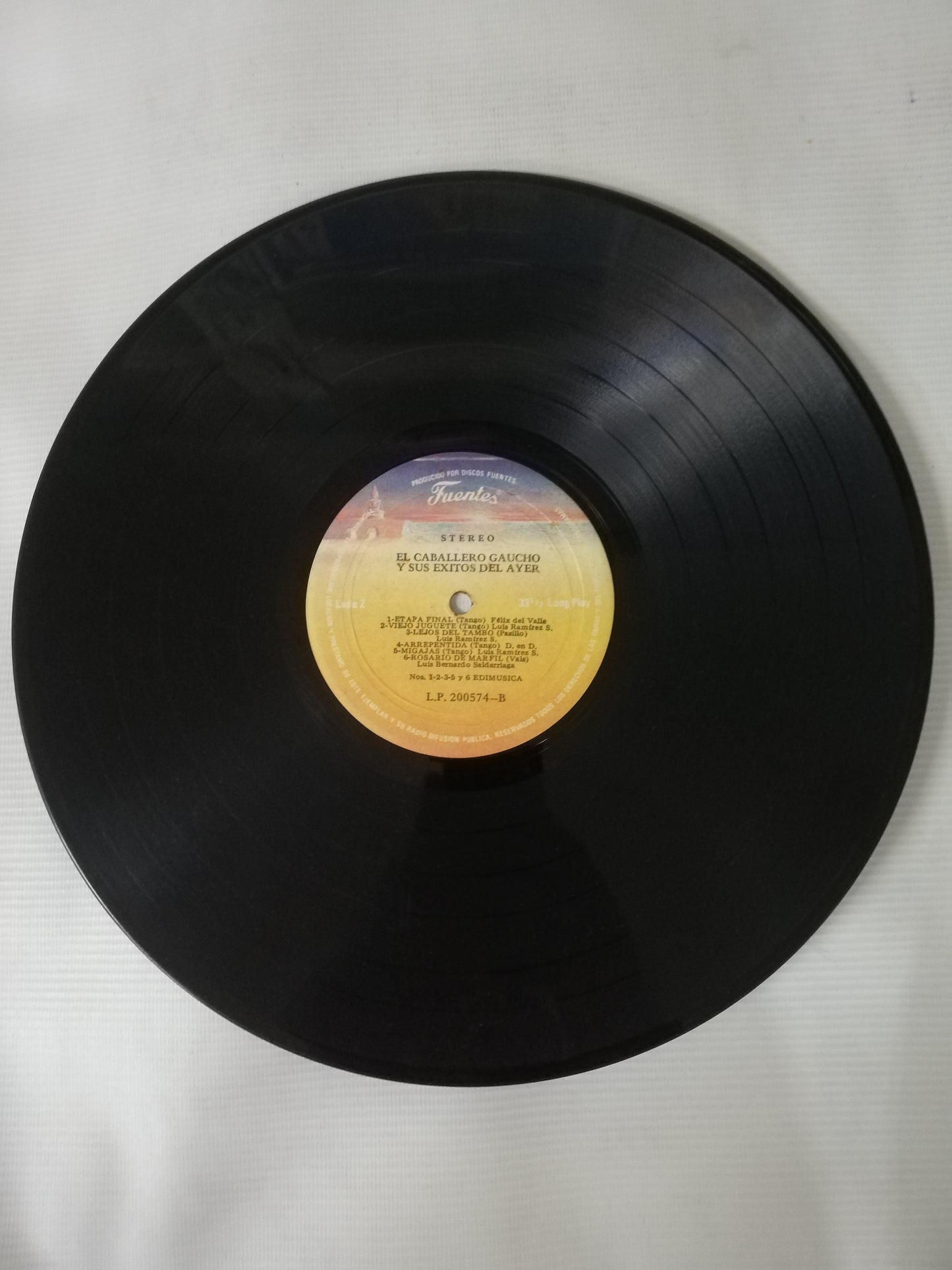 LP EL CABALLERO GAUCHO - EL CABALLERO GAUCHO Y SUS EXITOS DEL AYER