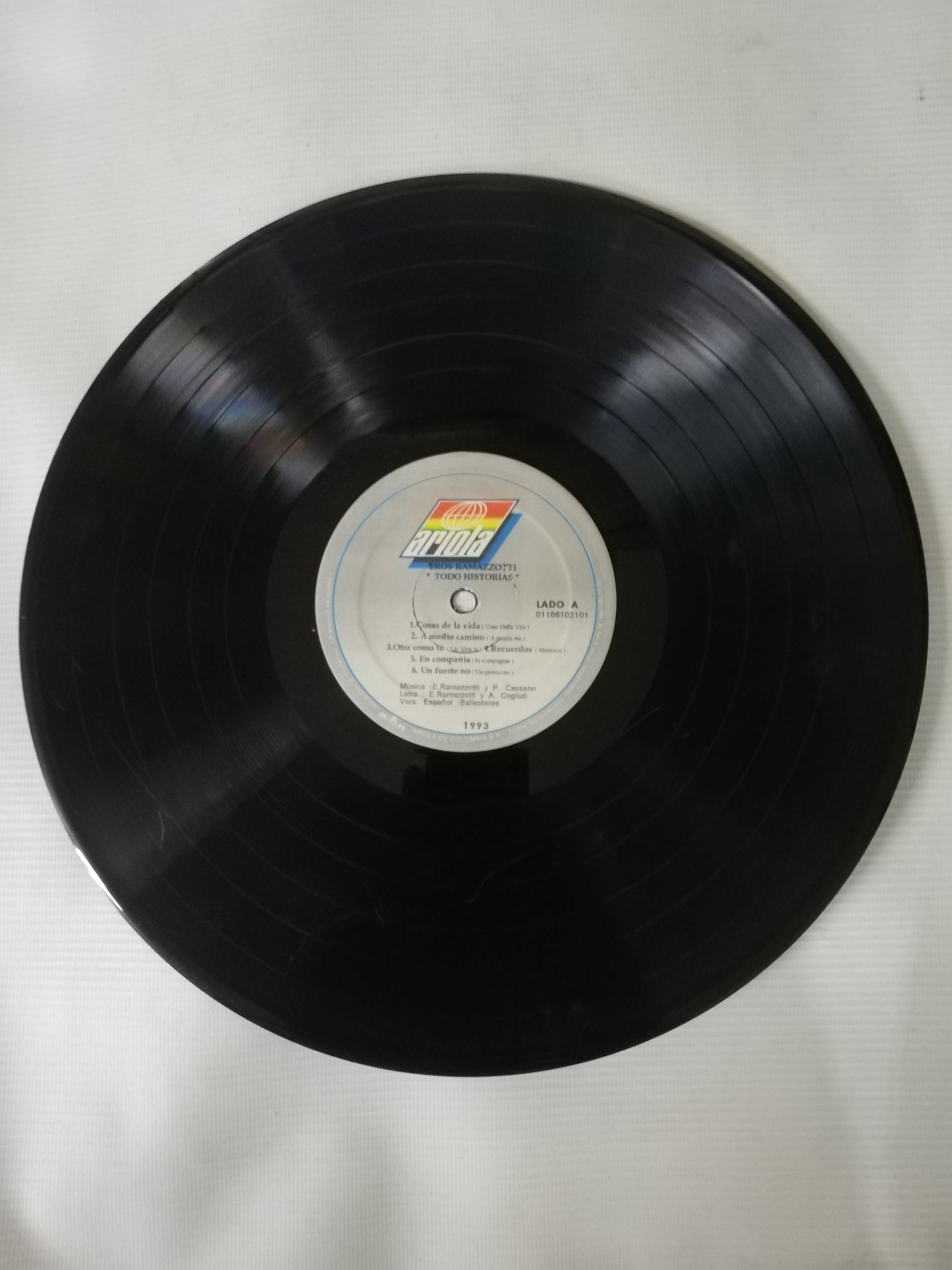 LP EROS RAMAZZOTTI - TODO HISTORIAS