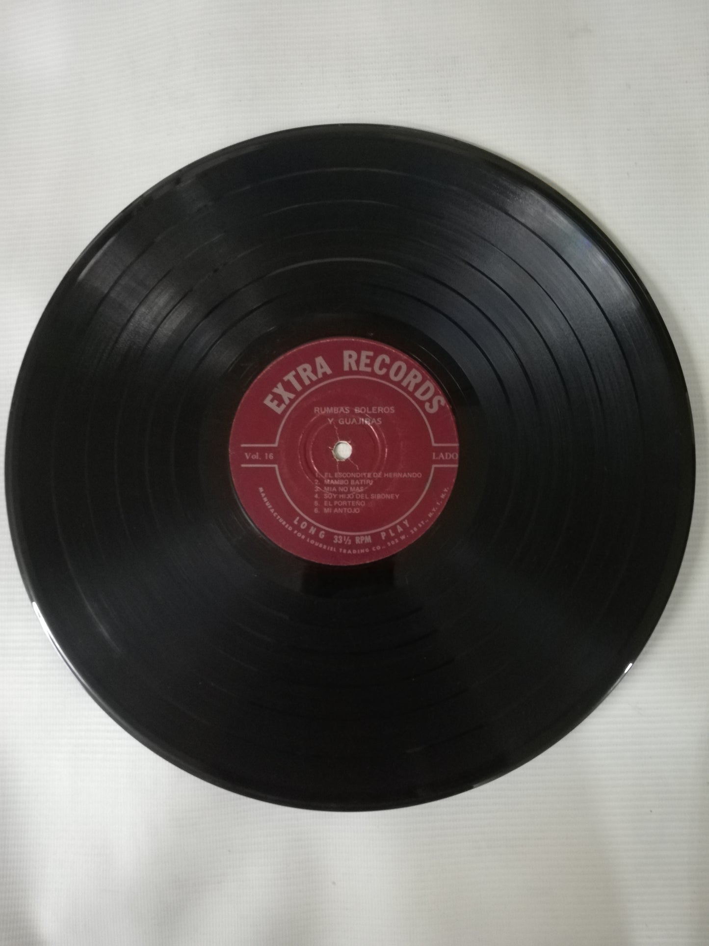 LP RUMBAS, BOLEROS Y GUAJIRAS - RUMBAS, BOLEROS Y GUAJIRAS VOL. 16