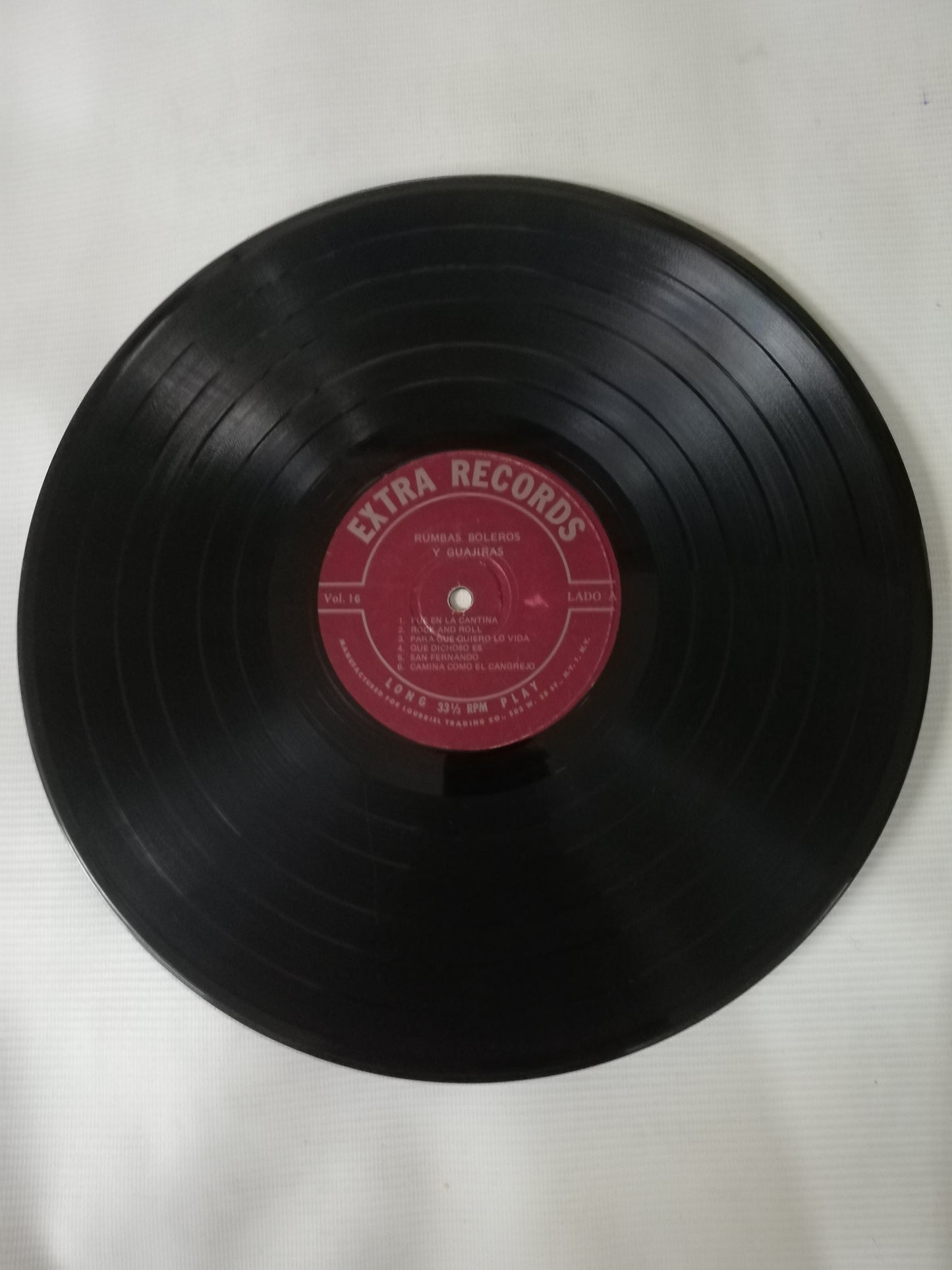 LP RUMBAS, BOLEROS Y GUAJIRAS - RUMBAS, BOLEROS Y GUAJIRAS VOL. 16