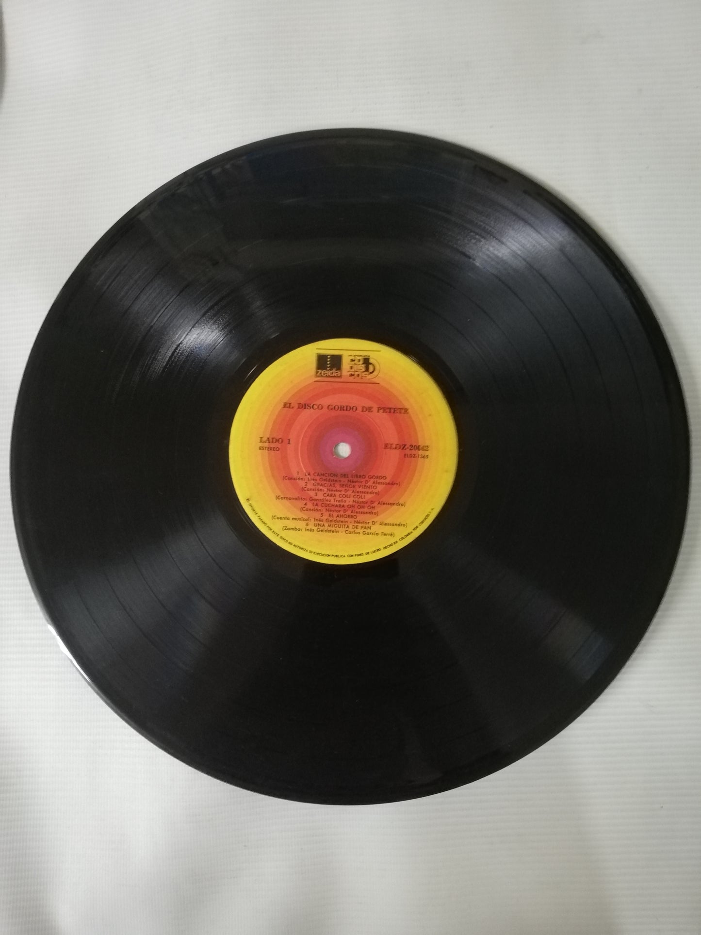 LP EL DISCO GORDO DE PETETE