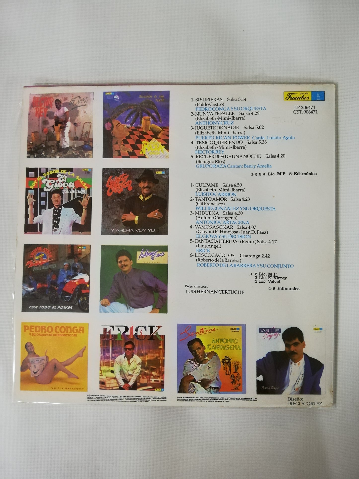 LP TIEMPO DE SALSA - TIEMPO DE SALSA VOL. 1