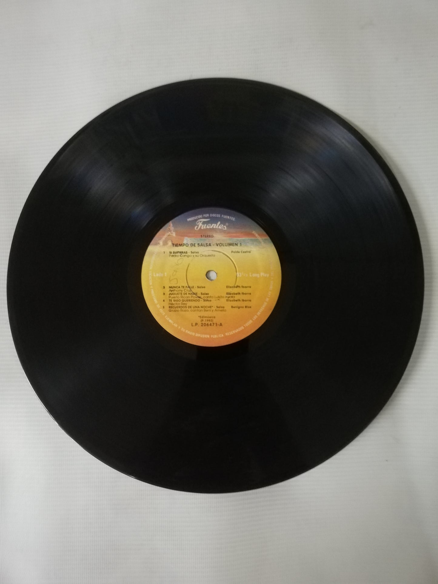 LP TIEMPO DE SALSA - TIEMPO DE SALSA VOL. 1