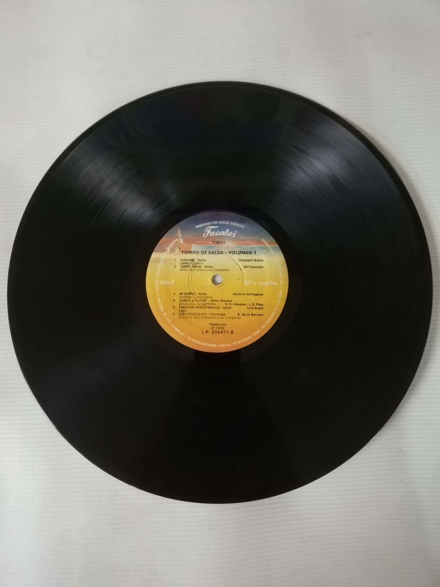 LP TIEMPO DE SALSA - TIEMPO DE SALSA VOL. 1