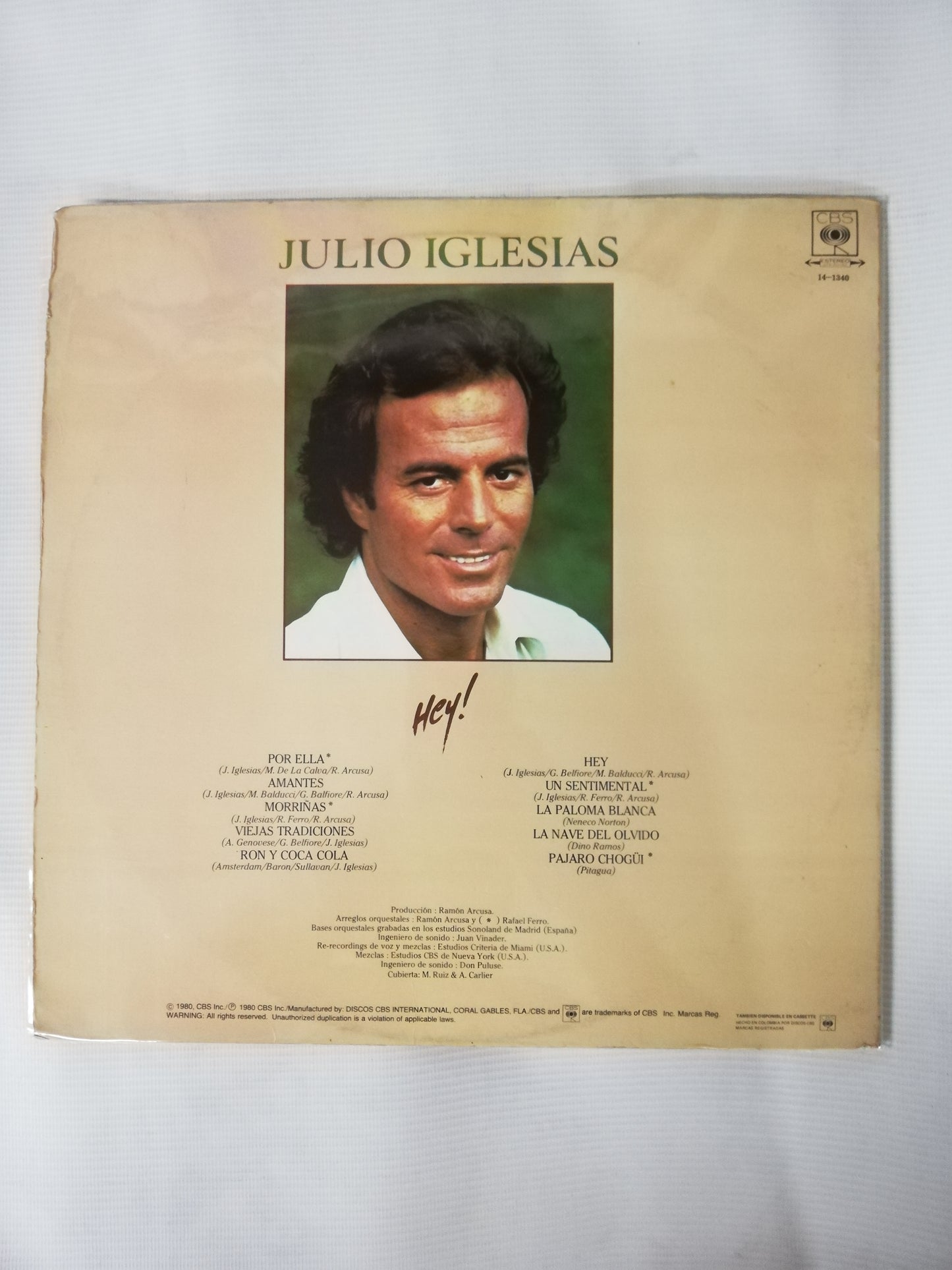 LP JULIO IGLESIAS - HEY!