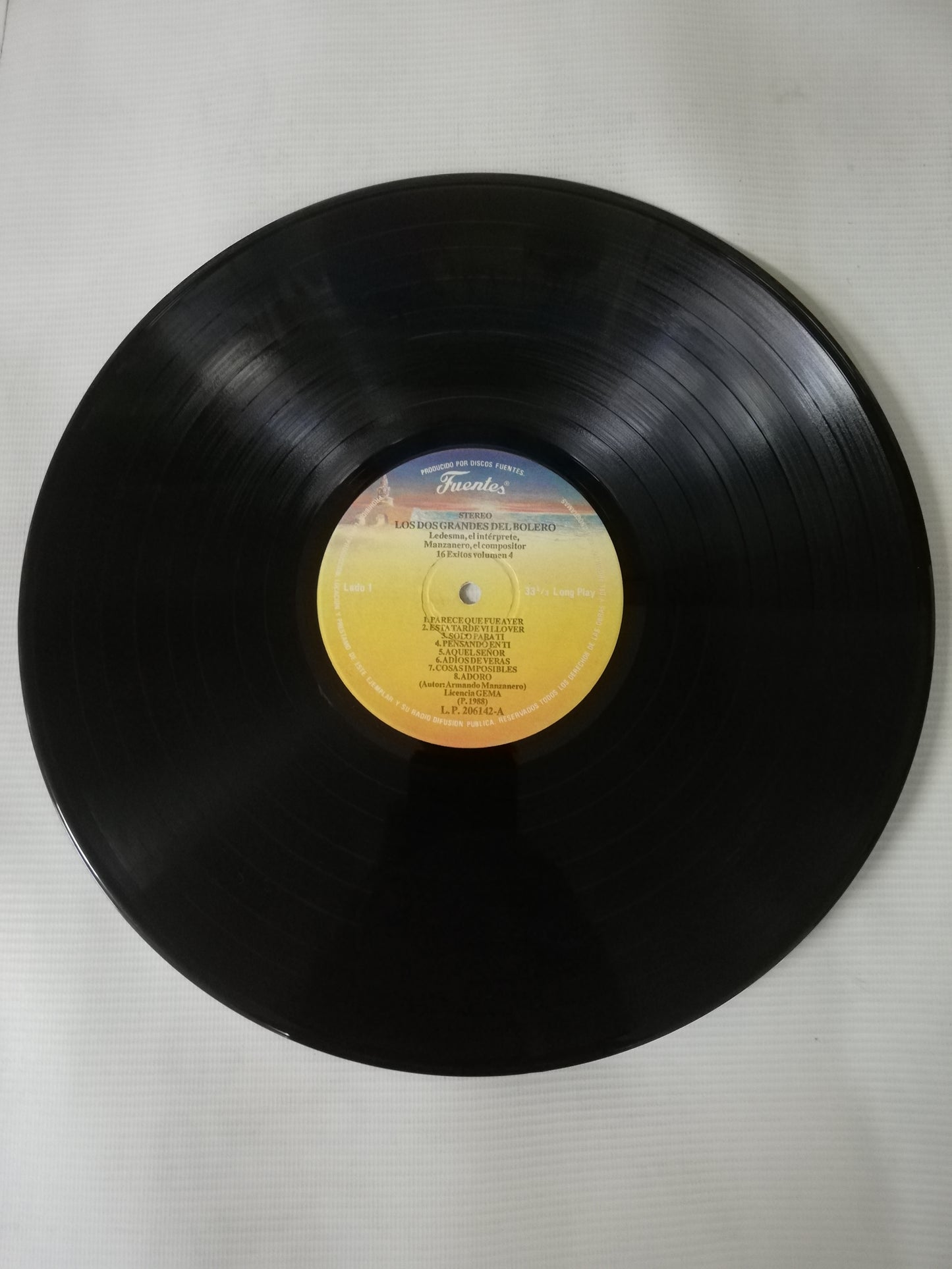 LP ROBERTO  LEDESMA EL INTÉRPRETE /ARMANDO MANZANERO EL COMPOSITOR - LOS DOS GRANDES DEL BOLERO