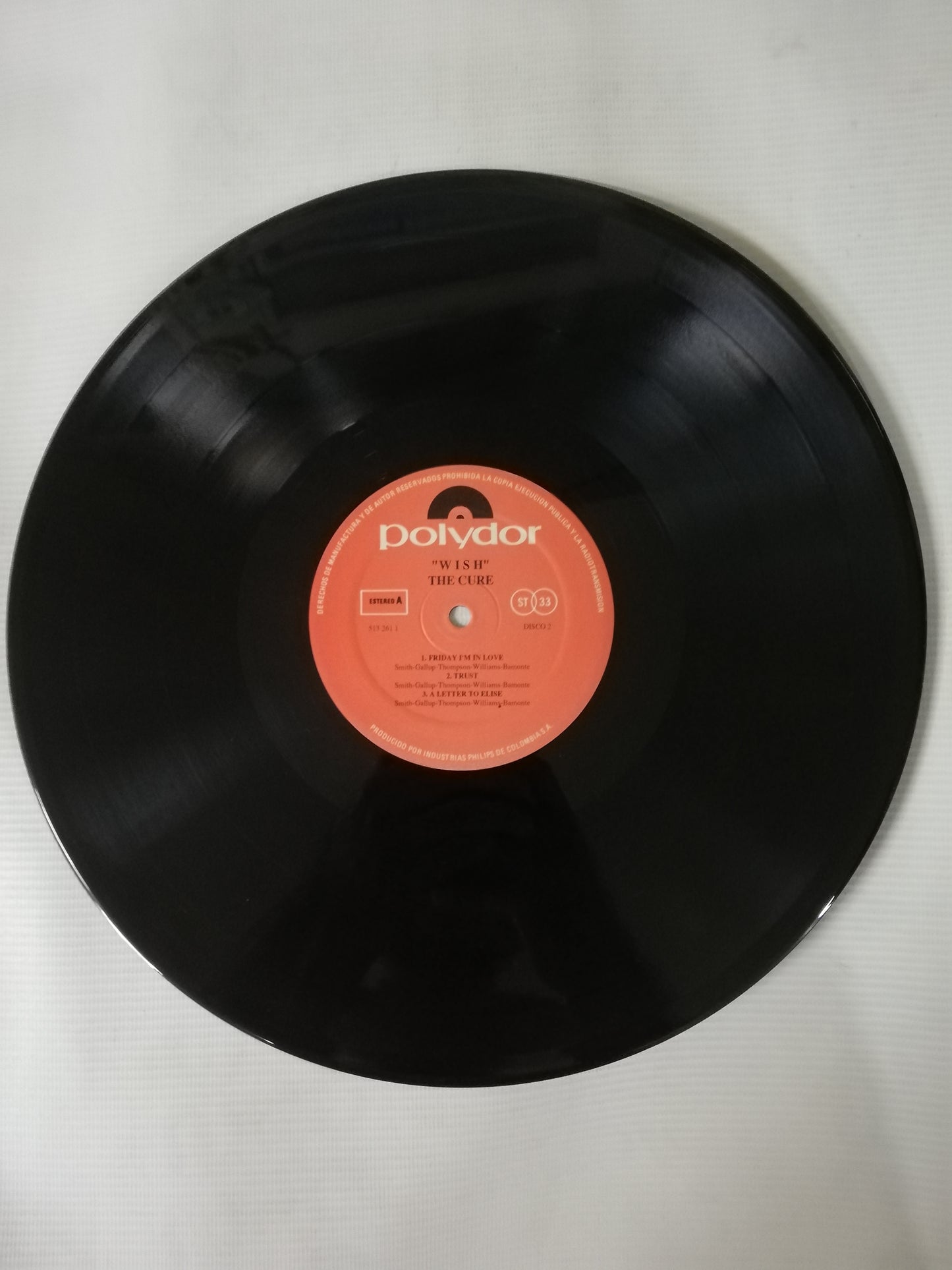 LP THE CURE - WISH - VINYL X 2