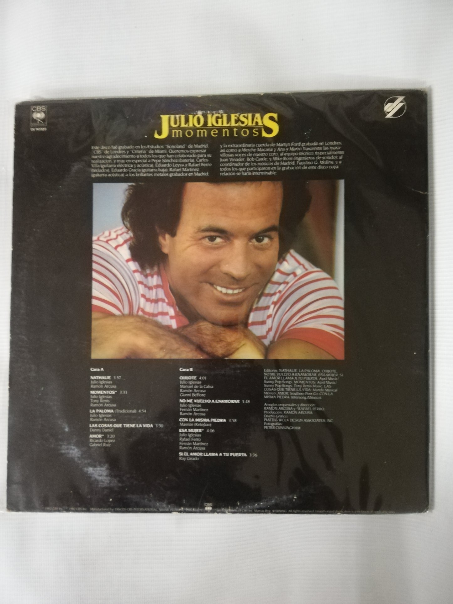 LP JULIO IGLESIAS - MOMENTOS