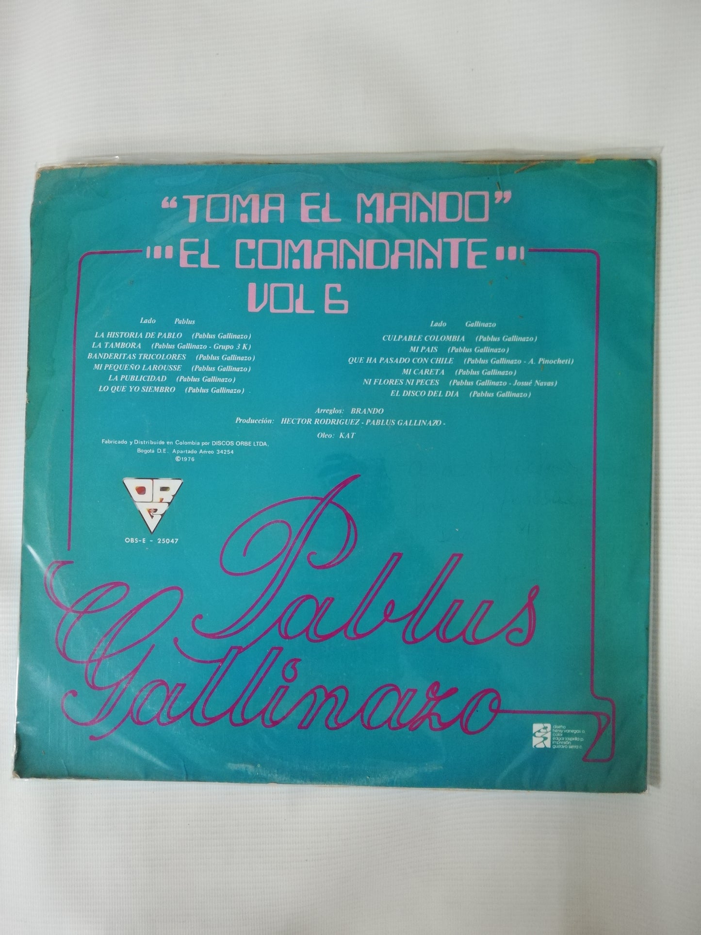 LP PABLUS GALLINAZO - TOMA EL MANDO VOL. 6