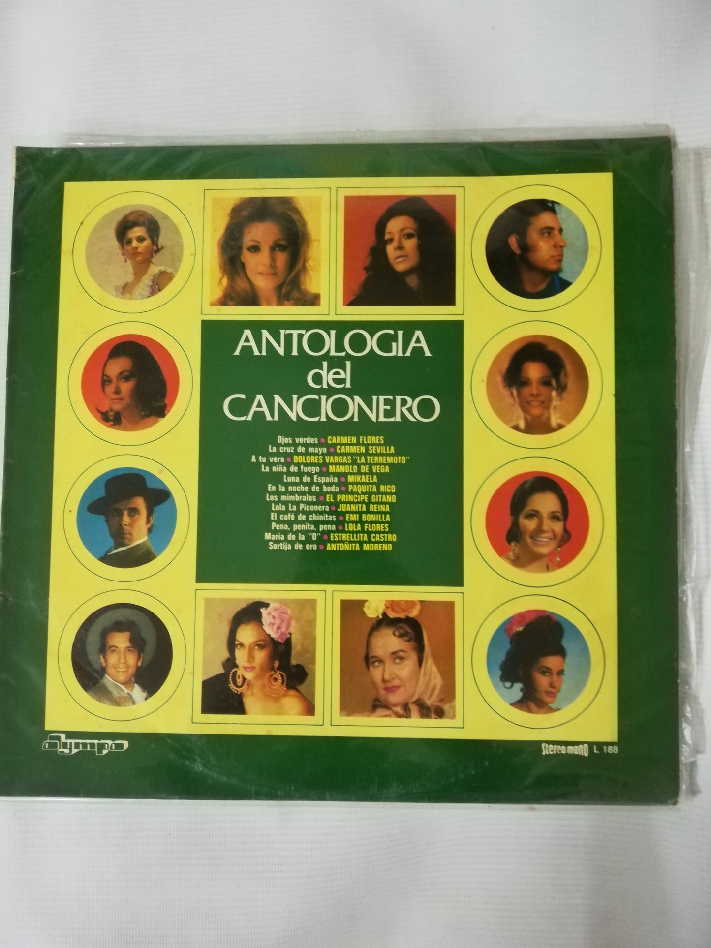 LP ANTOLOGÍA DEL CANCIONERO - VARIOS INTÉRPRETES
