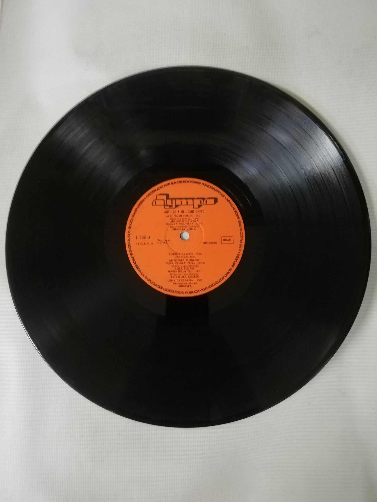 LP ANTOLOGÍA DEL CANCIONERO - VARIOS INTÉRPRETES