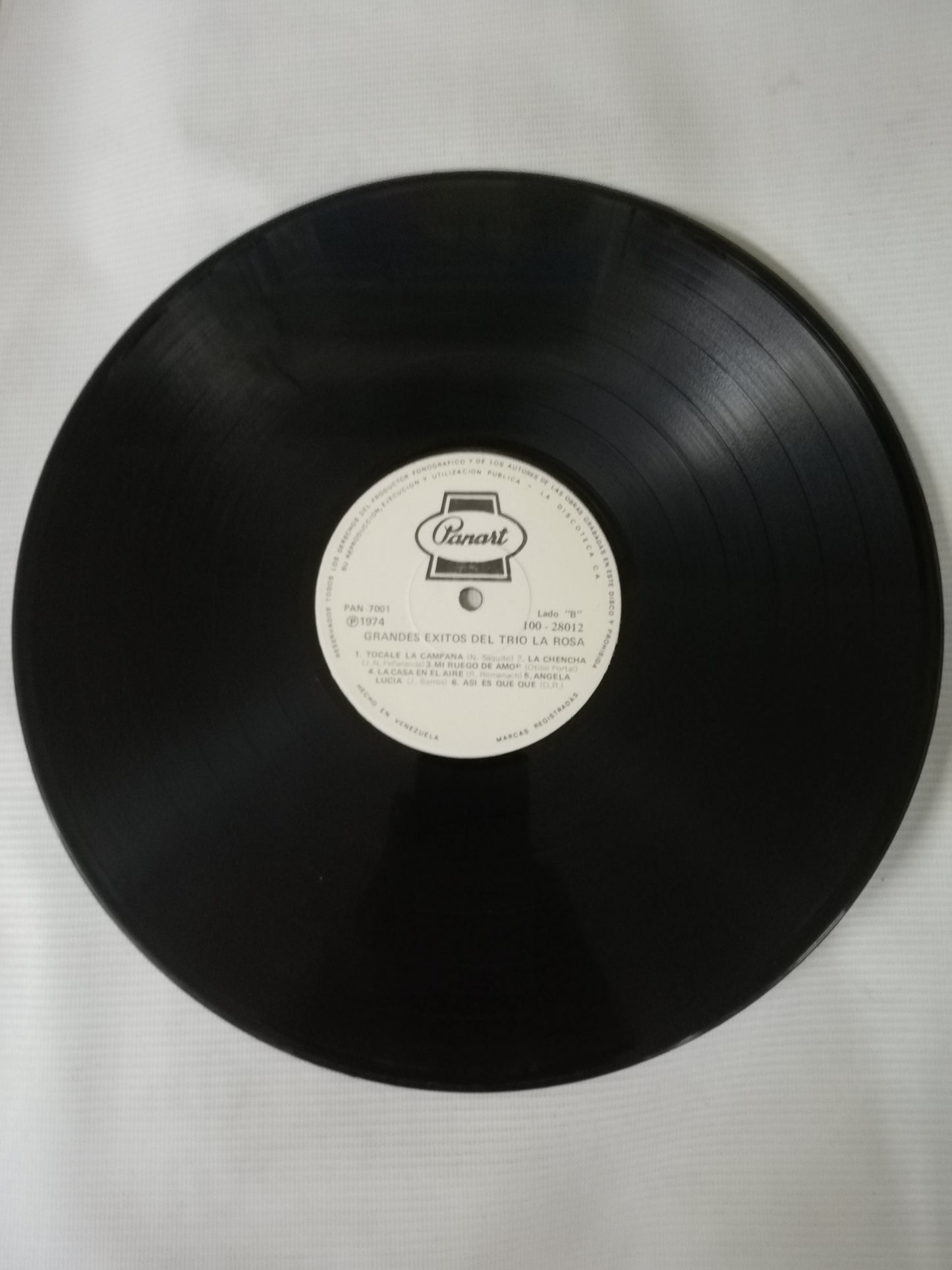 LP TRIO LA ROSA - GRANDES EXITOS DEL TRIO LA ROSA