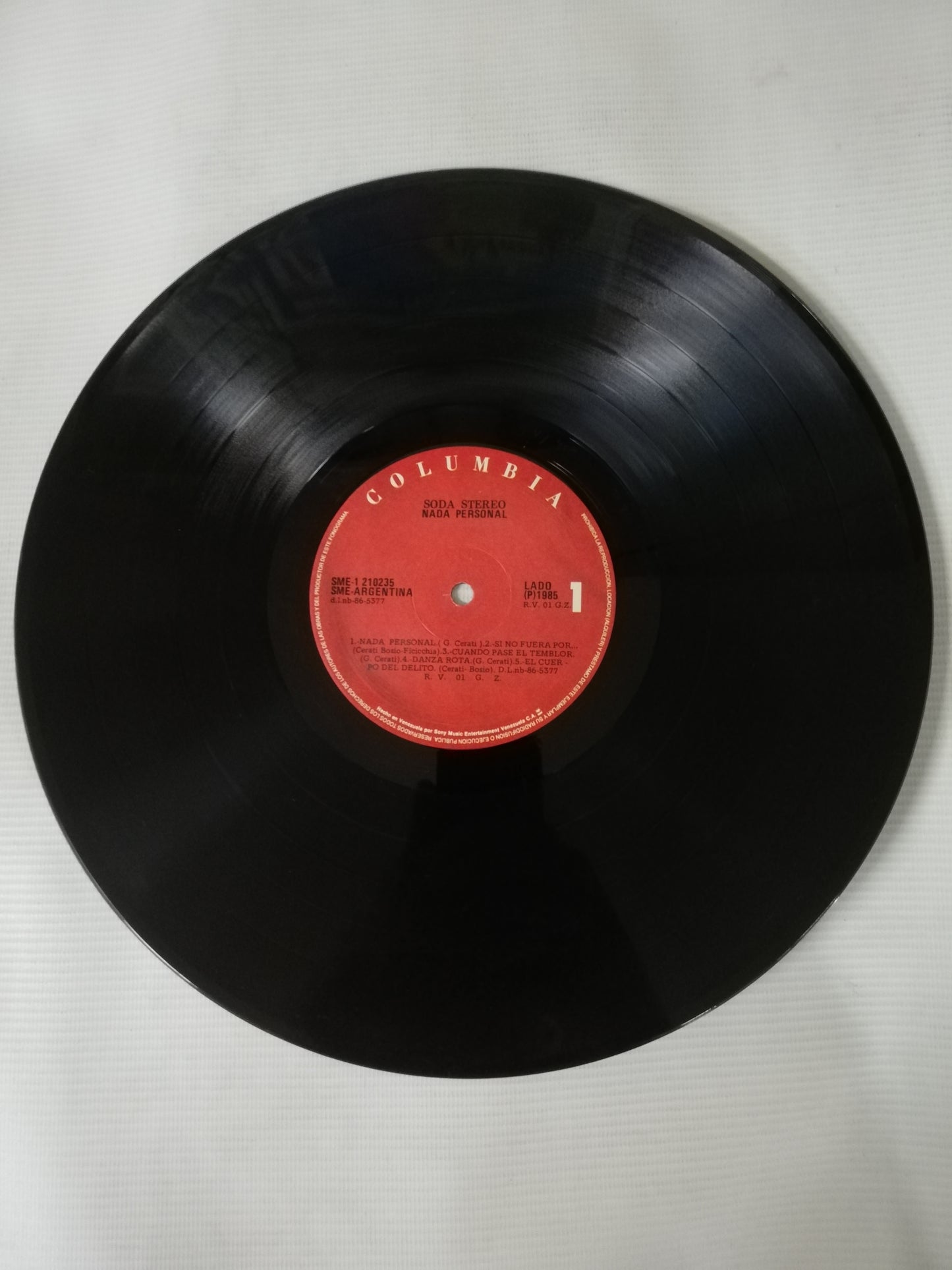 LP SODA STEREO - NADA PERSONAL