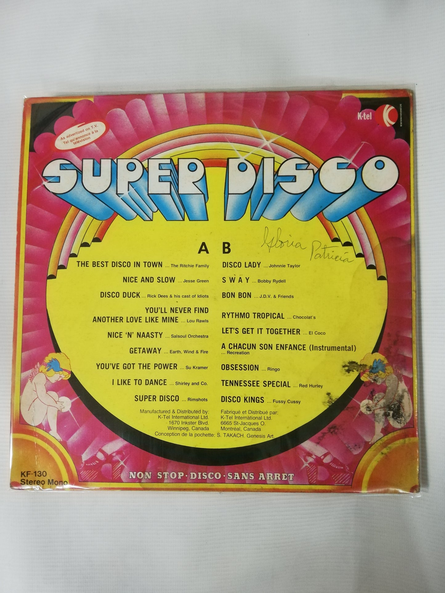 LP SUPER DISCO - ORIGINAL HITS SUCCES ORIGINAUX