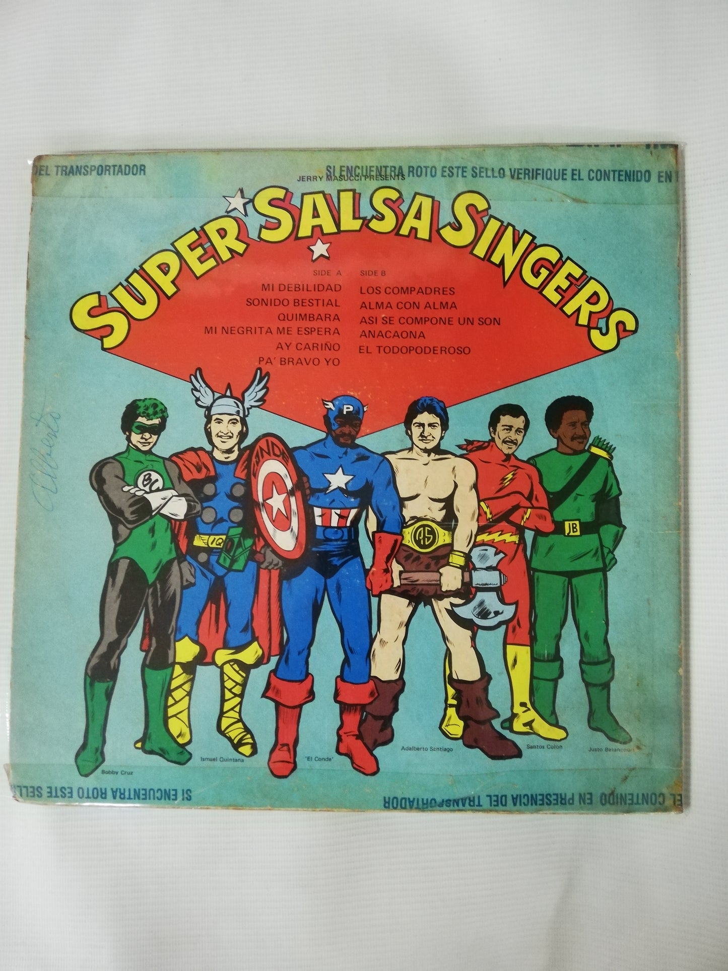 LP JERRY MASUCCI PRESENTS - SUPER SALSA SINGERS VOL. 1