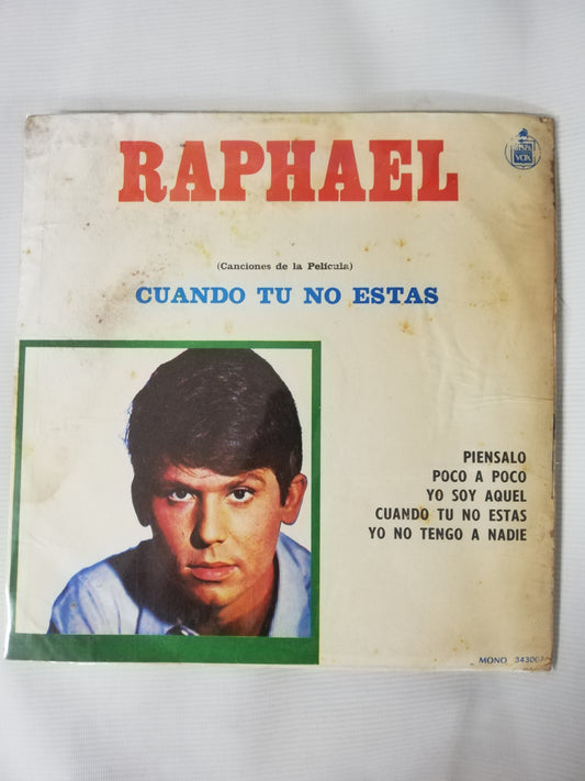 LP RAPHAEL - CUANDO TU NO ESTAS