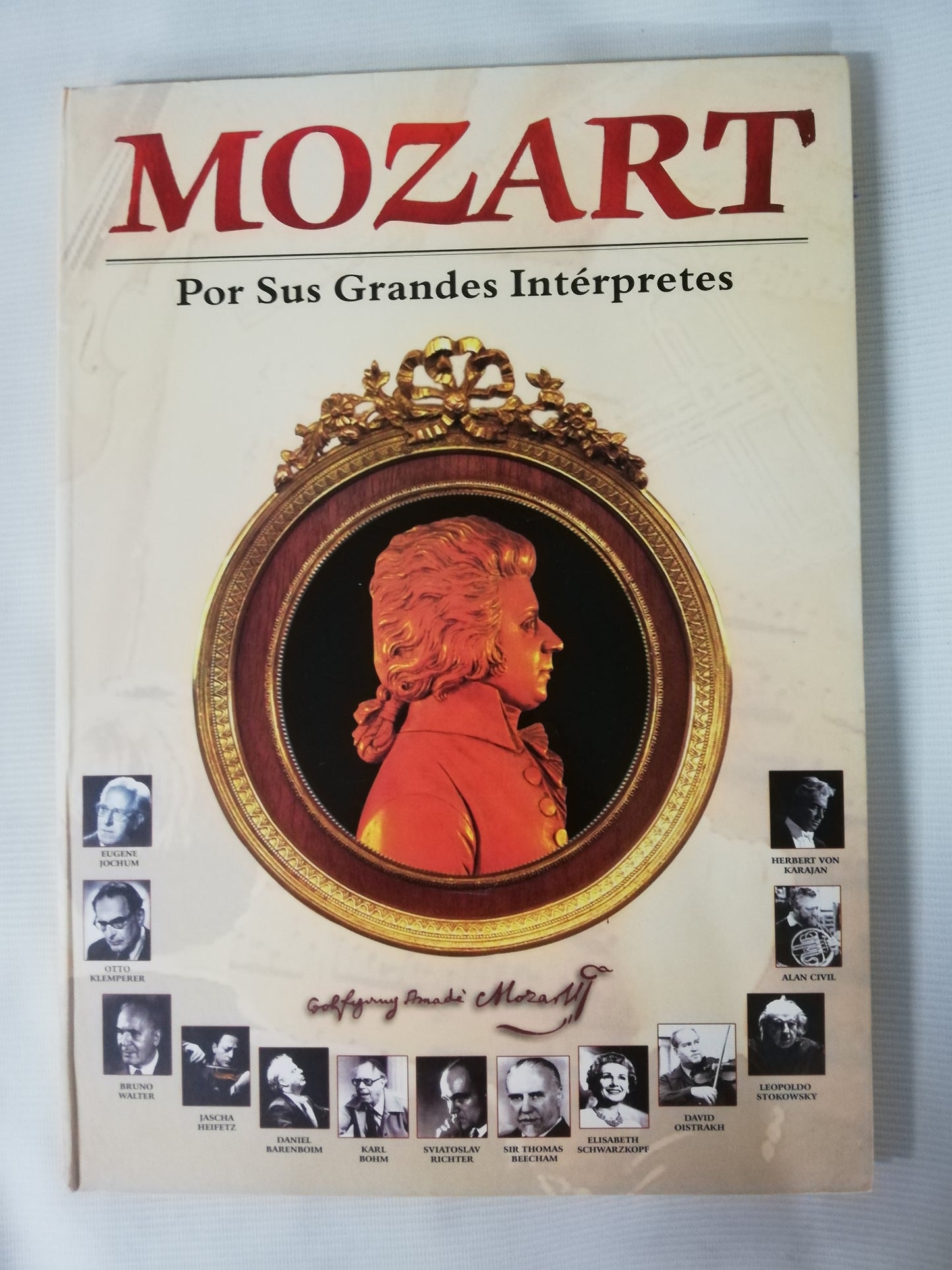 CD ESTUCHE MOZART - POR SUS GRANDES INTÉRPRETES - CD X 6 + CD-ROM